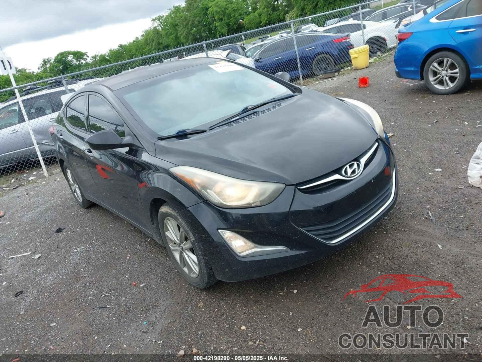 HYUNDAI ELANTRA 2014 - KMHDH4AE0EU097658