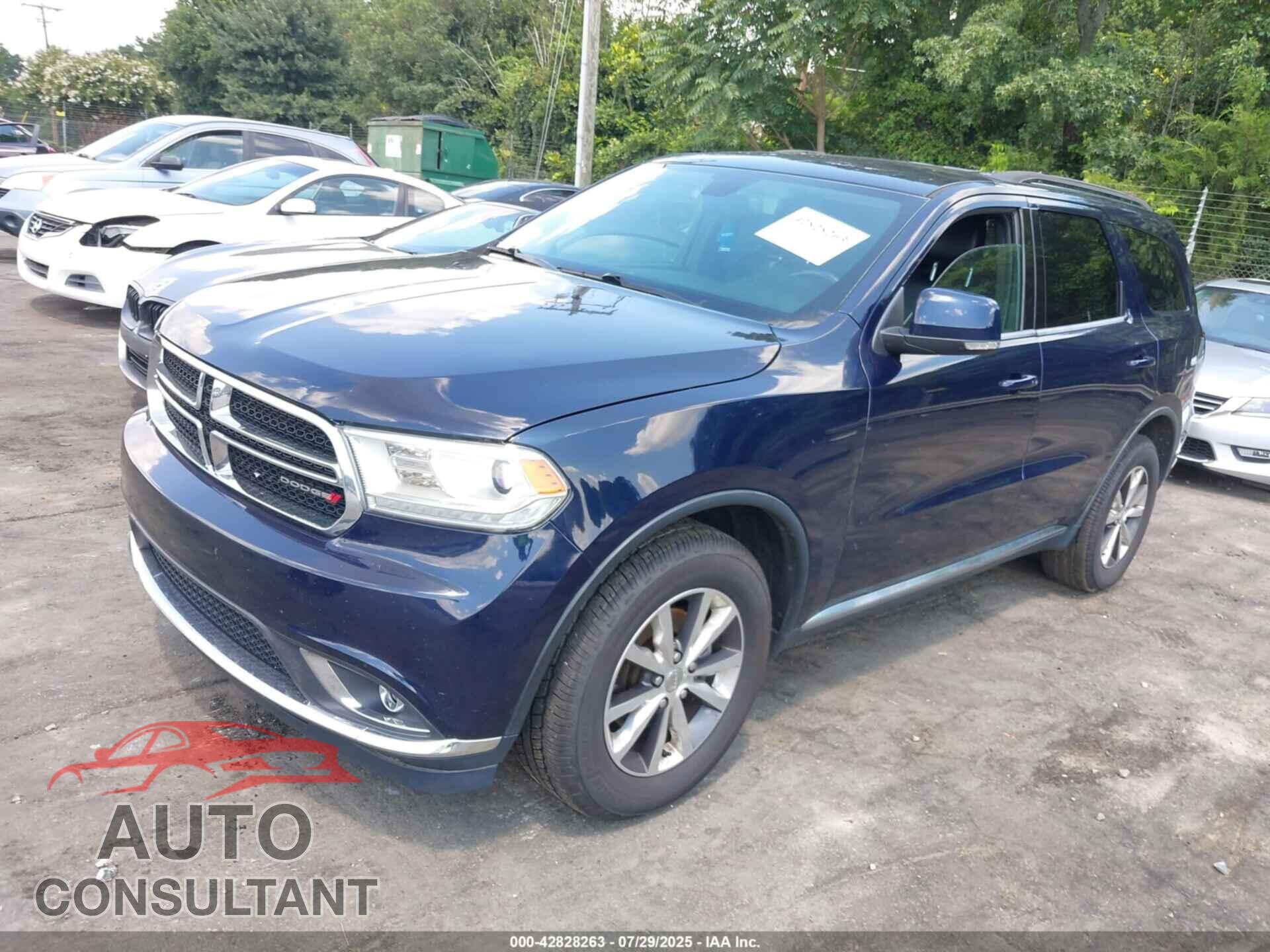 DODGE DURANGO 2016 - 1C4RDJDG7GC449242