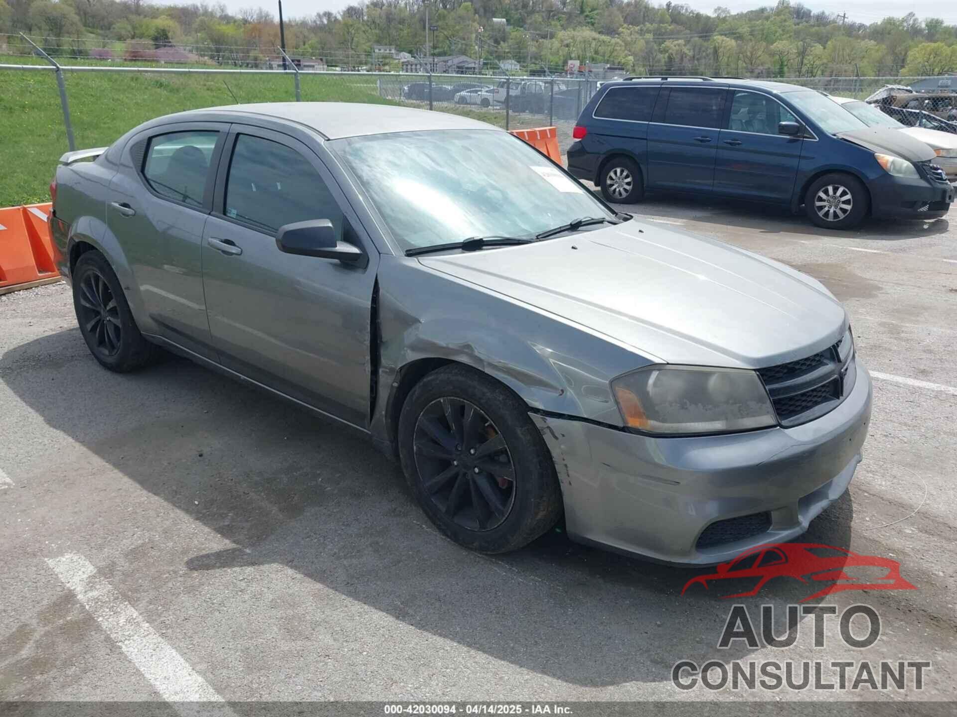 DODGE AVENGER 2013 - 1C3CDZAGXDN749922