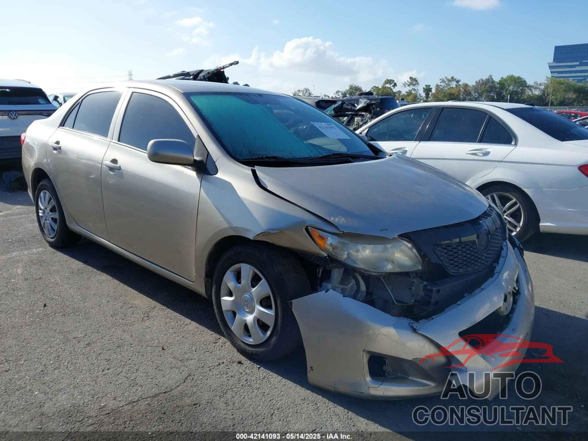 TOYOTA COROLLA 2009 - 1NXBU40E09Z143600