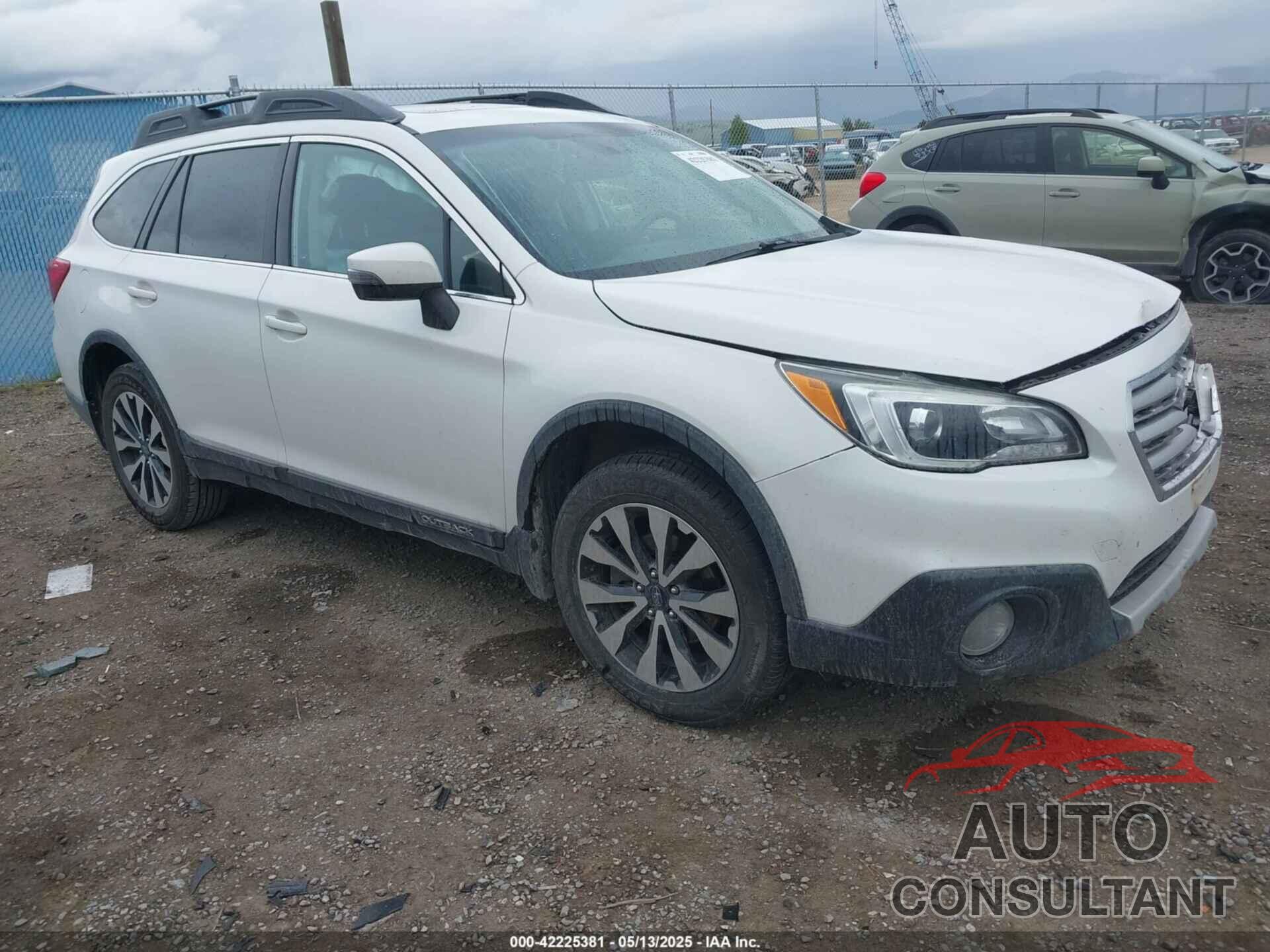 SUBARU OUTBACK 2016 - 4S4BSANC8G3335698