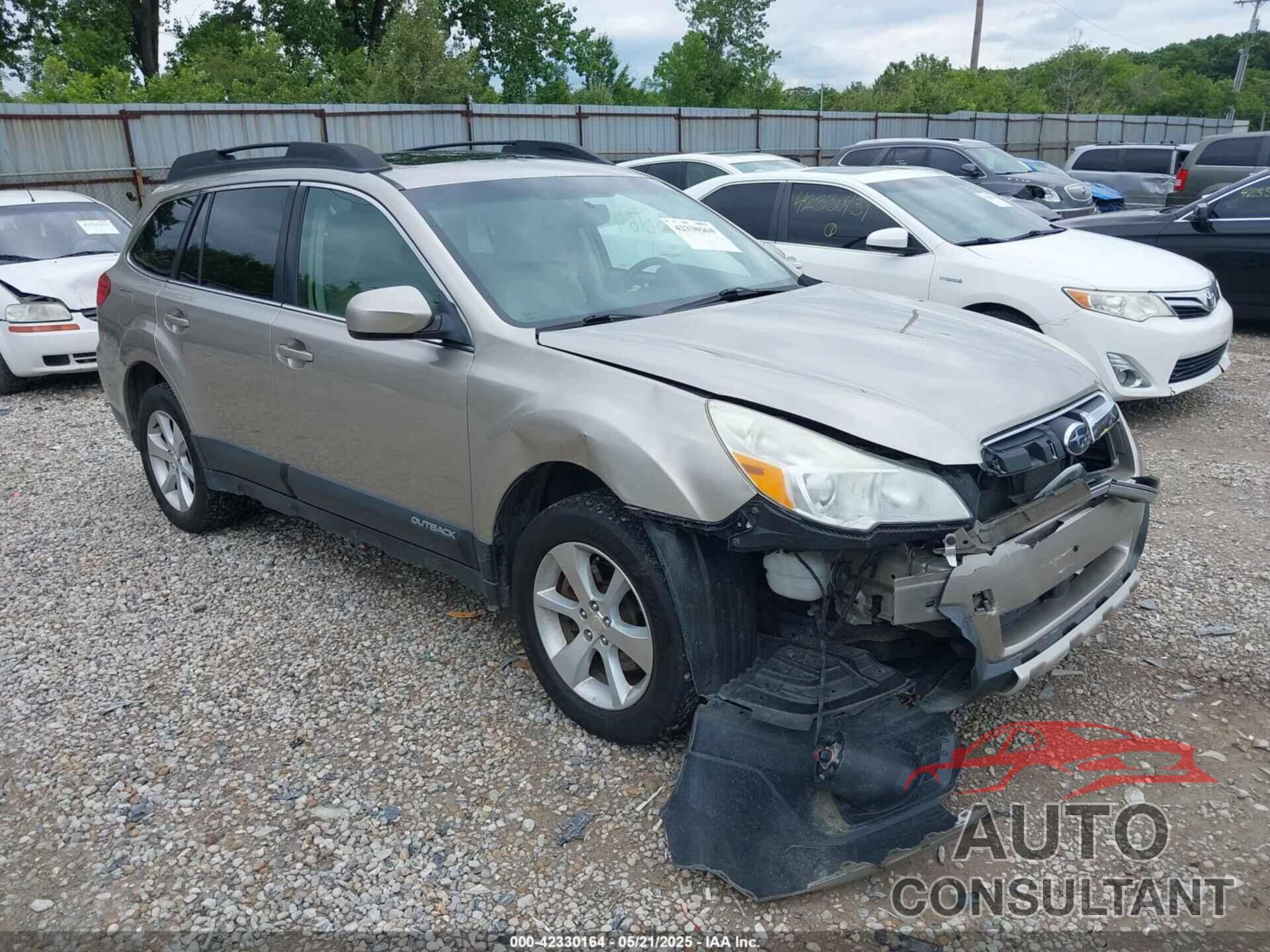 SUBARU OUTBACK 2014 - 4S4BRDLC1E2286847