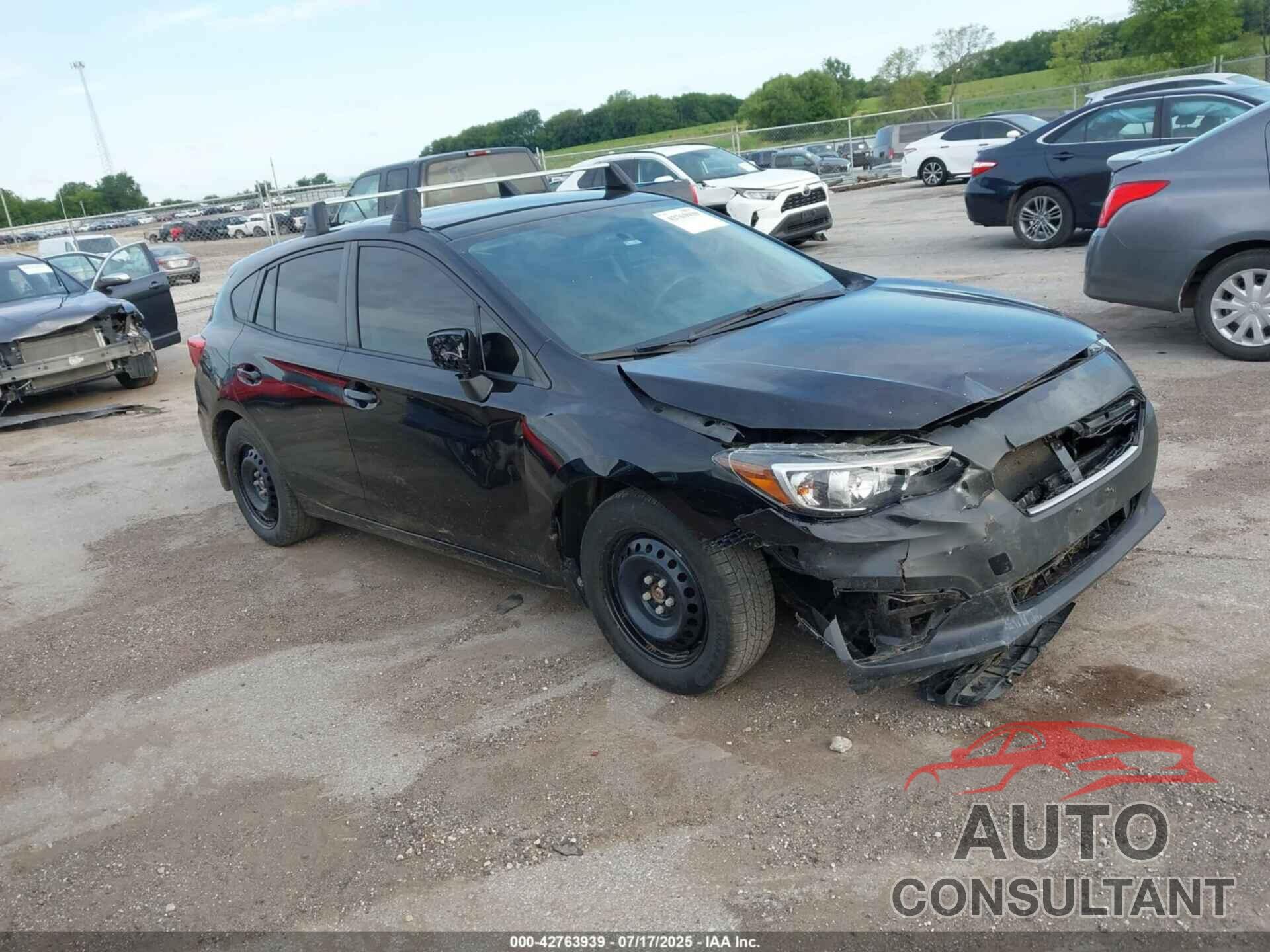 SUBARU IMPREZA 2018 - 4S3GTAA65J1725751