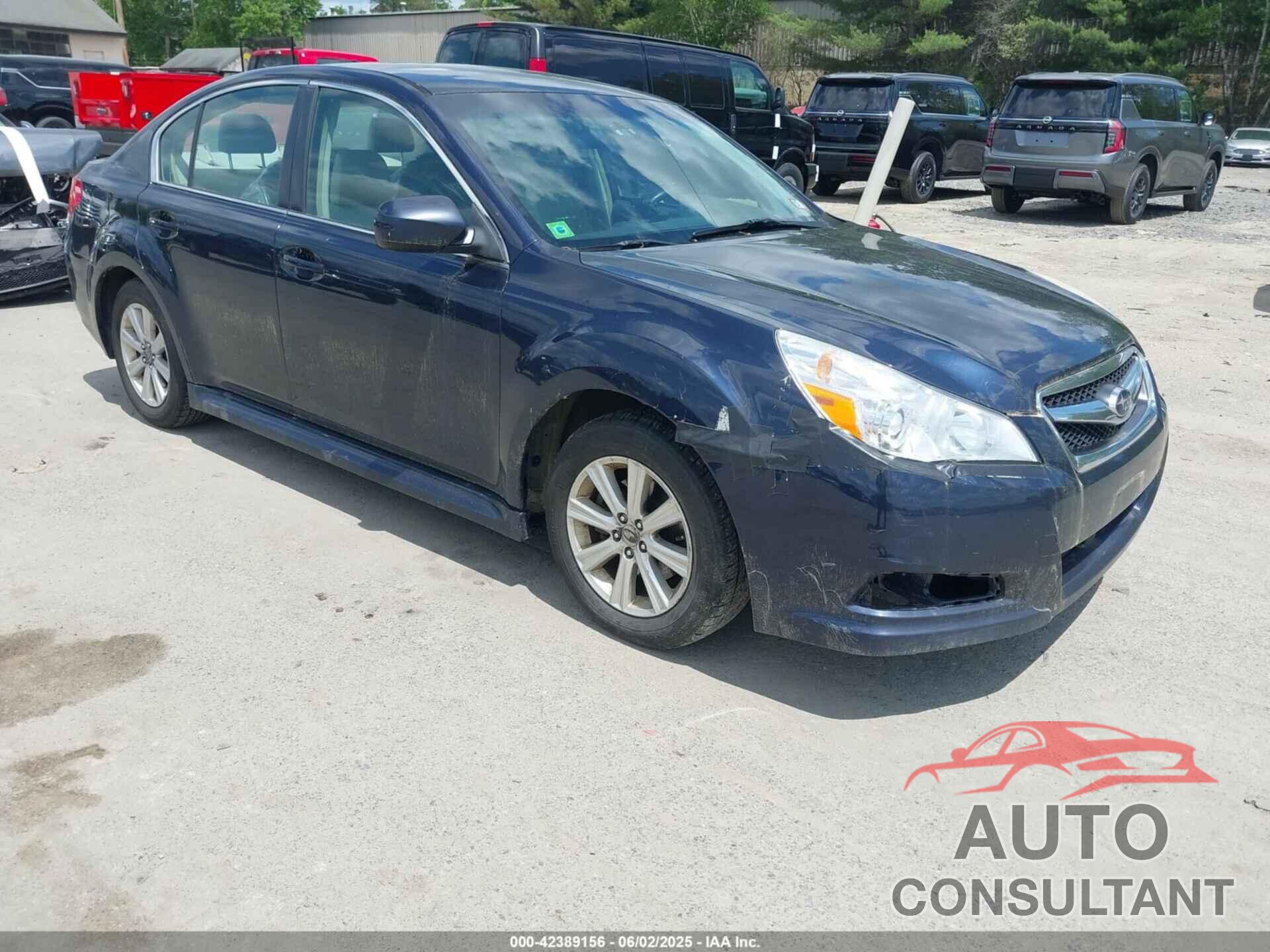 SUBARU LEGACY 2012 - 4S3BMAA61C1033058