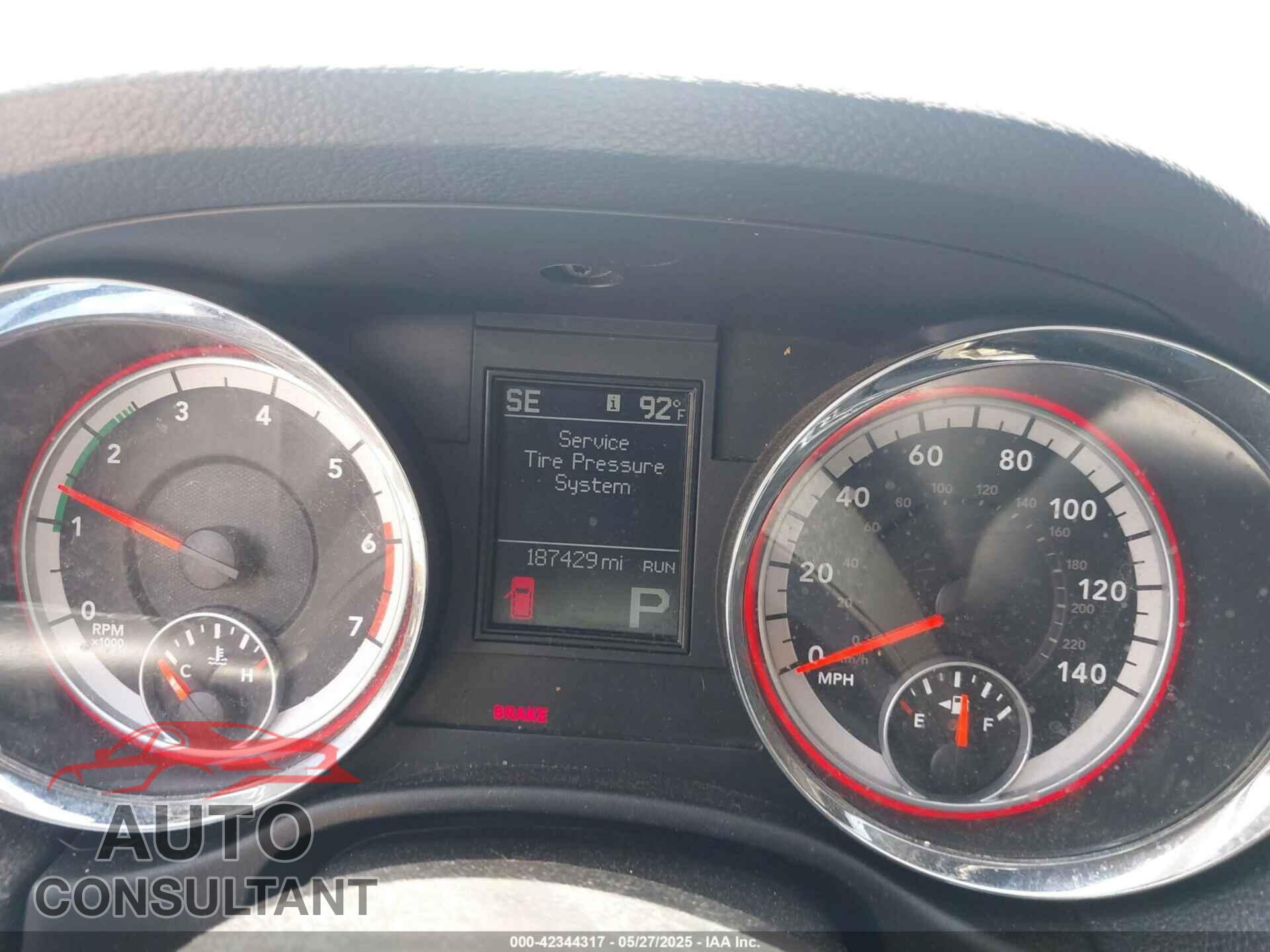 DODGE DURANGO 2012 - 1C4SDJCT4CC337959
