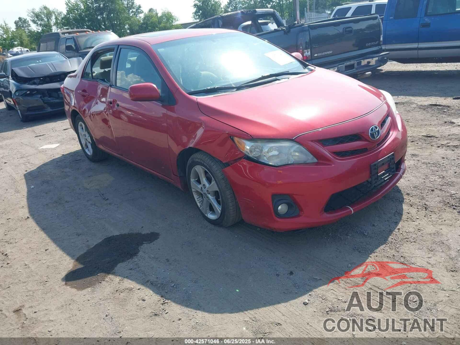 TOYOTA COROLLA 2012 - 5YFBU4EE9CP070793