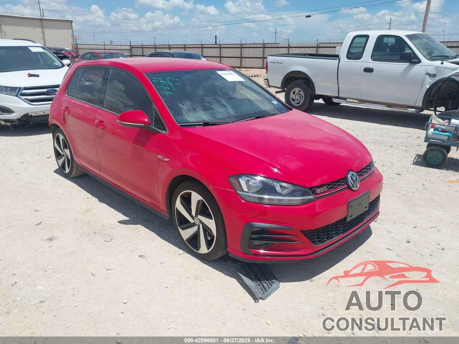 VOLKSWAGEN GOLF GTI 2020 - 3VW6T7AU4LM003249