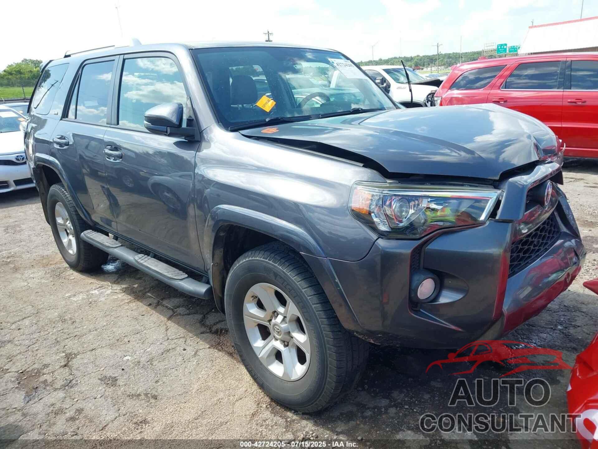 TOYOTA 4RUNNER 2017 - JTEBU5JR4H5435136