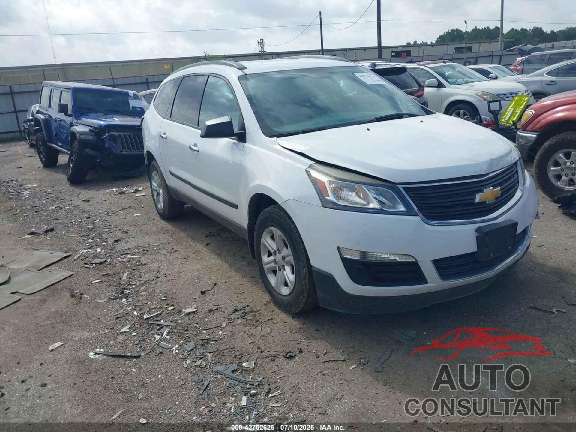 CHEVROLET TRAVERSE 2016 - 1GNKRFKDXGJ263190