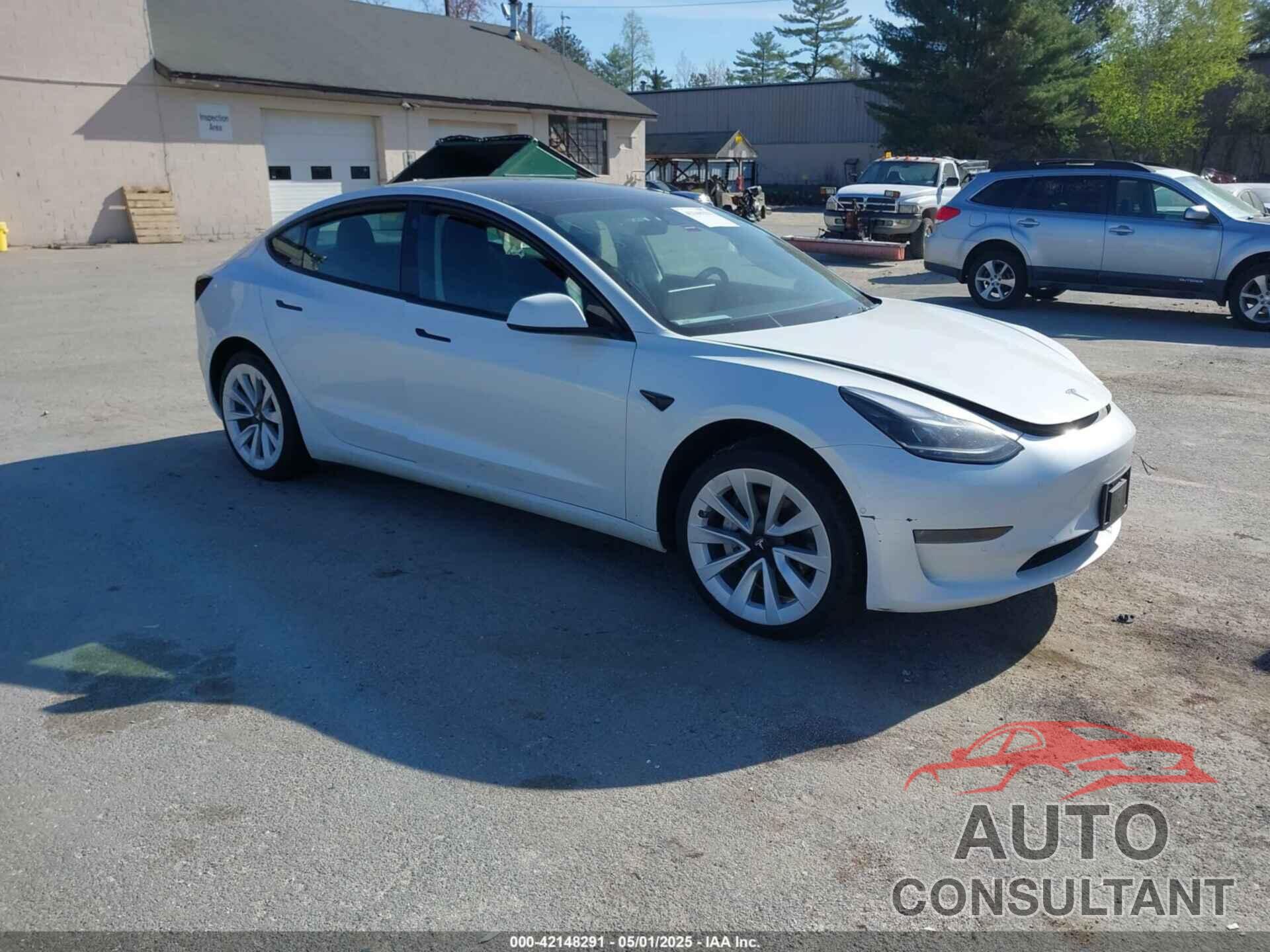 TESLA MODEL 3 2022 - 5YJ3E1EB2NF170335