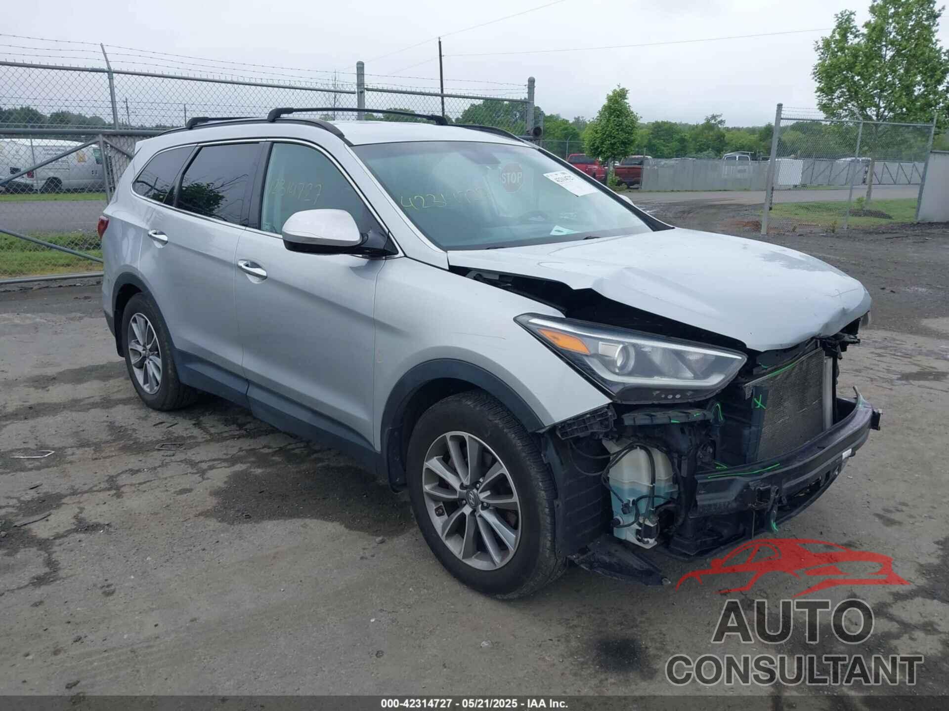 HYUNDAI SANTA FE 2017 - KM8SMDHF9HU205507