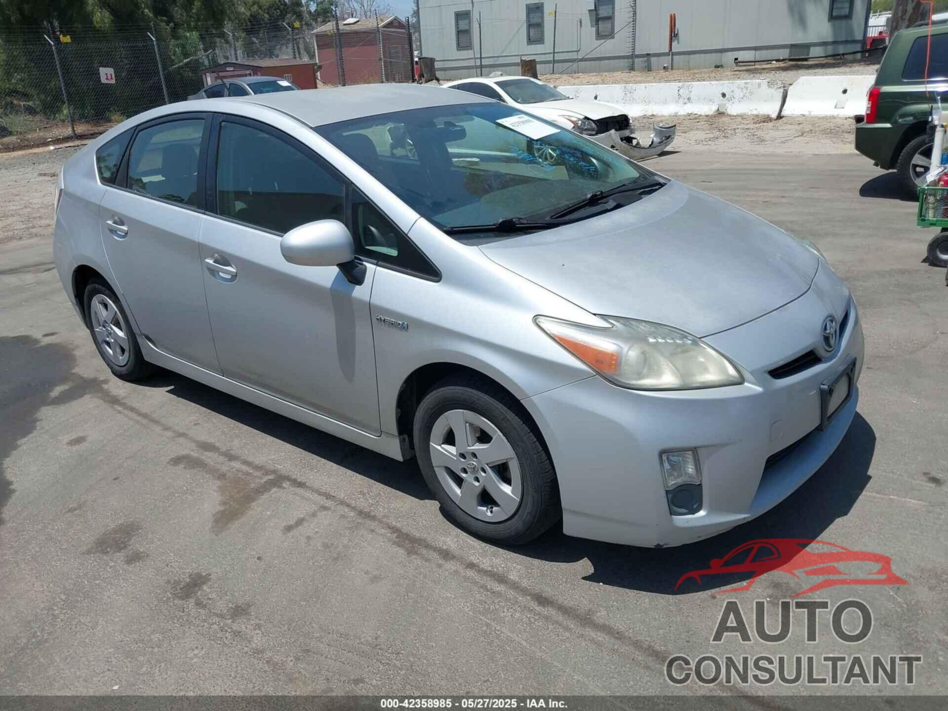 TOYOTA PRIUS 2010 - JTDKN3DU1A1280435
