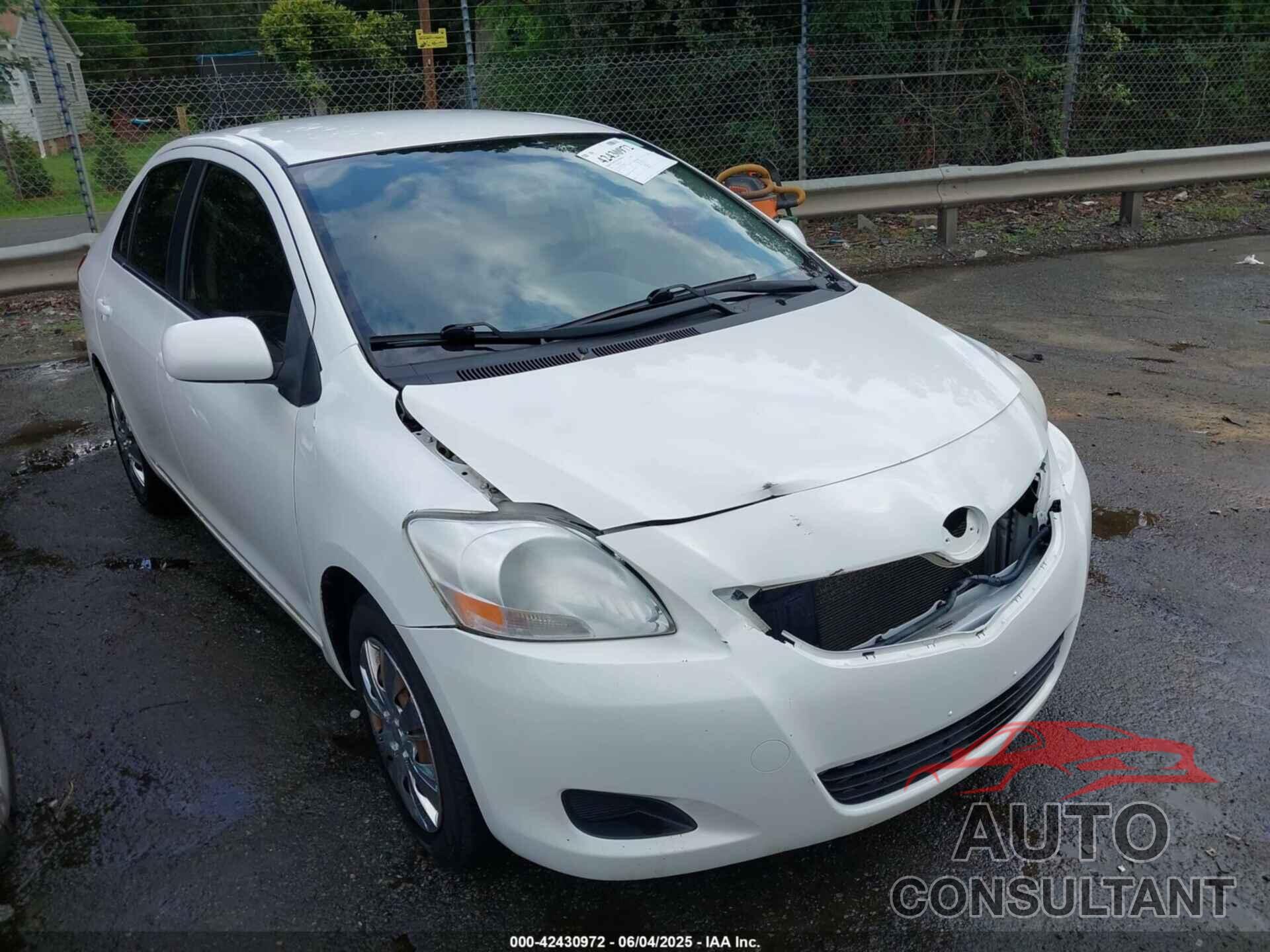 TOYOTA YARIS 2012 - JTDBT4K32C1418489
