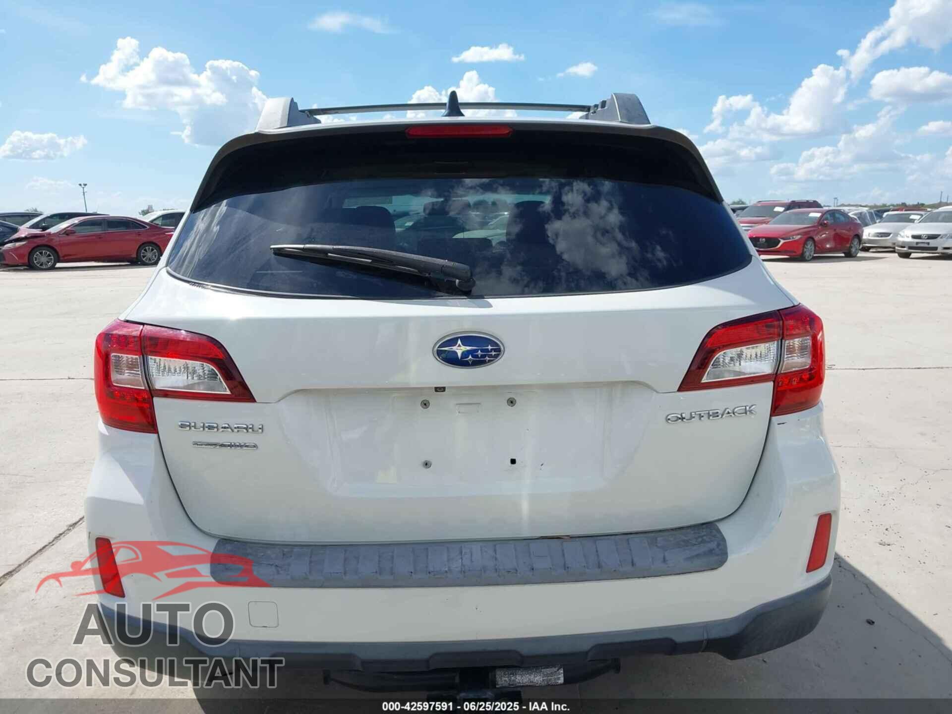 SUBARU OUTBACK 2016 - 4S4BSBLC0G3246765