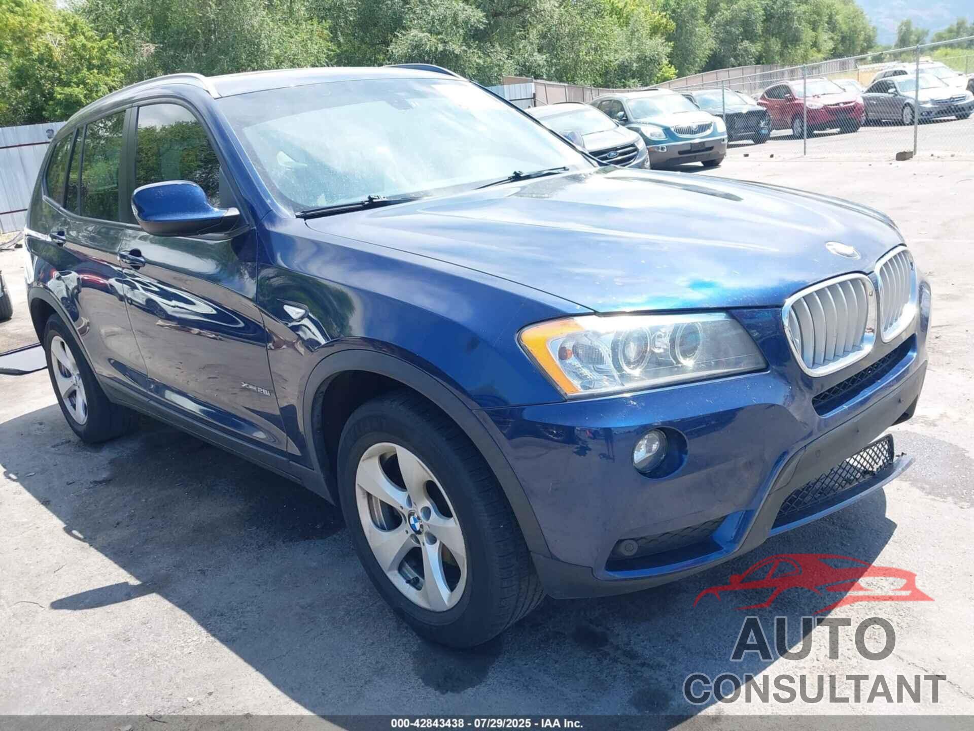 BMW X3 2012 - 5UXWX5C52CL720959