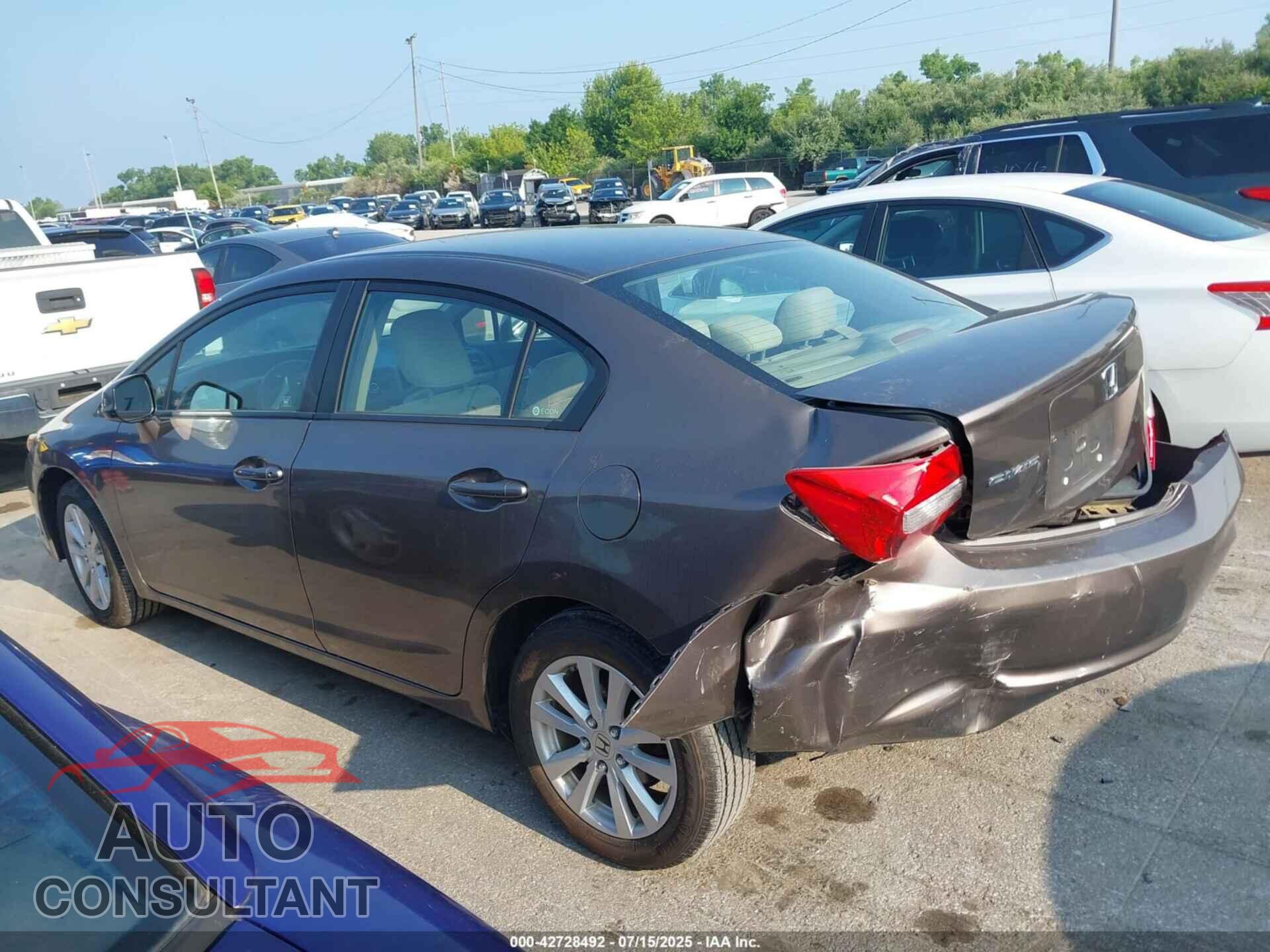 HONDA CIVIC 2012 - 2HGFB2F88CH541022