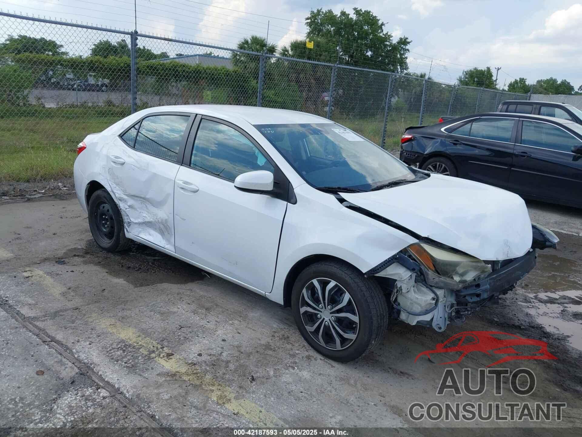 TOYOTA COROLLA 2016 - 5YFBURHE2GP489373
