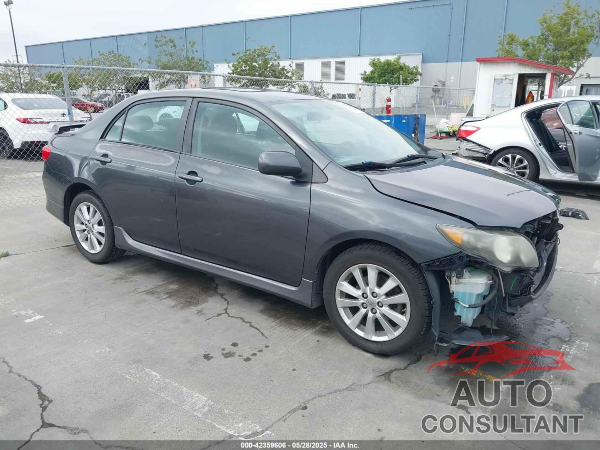 TOYOTA COROLLA 2009 - 1NXBU40E29Z110095
