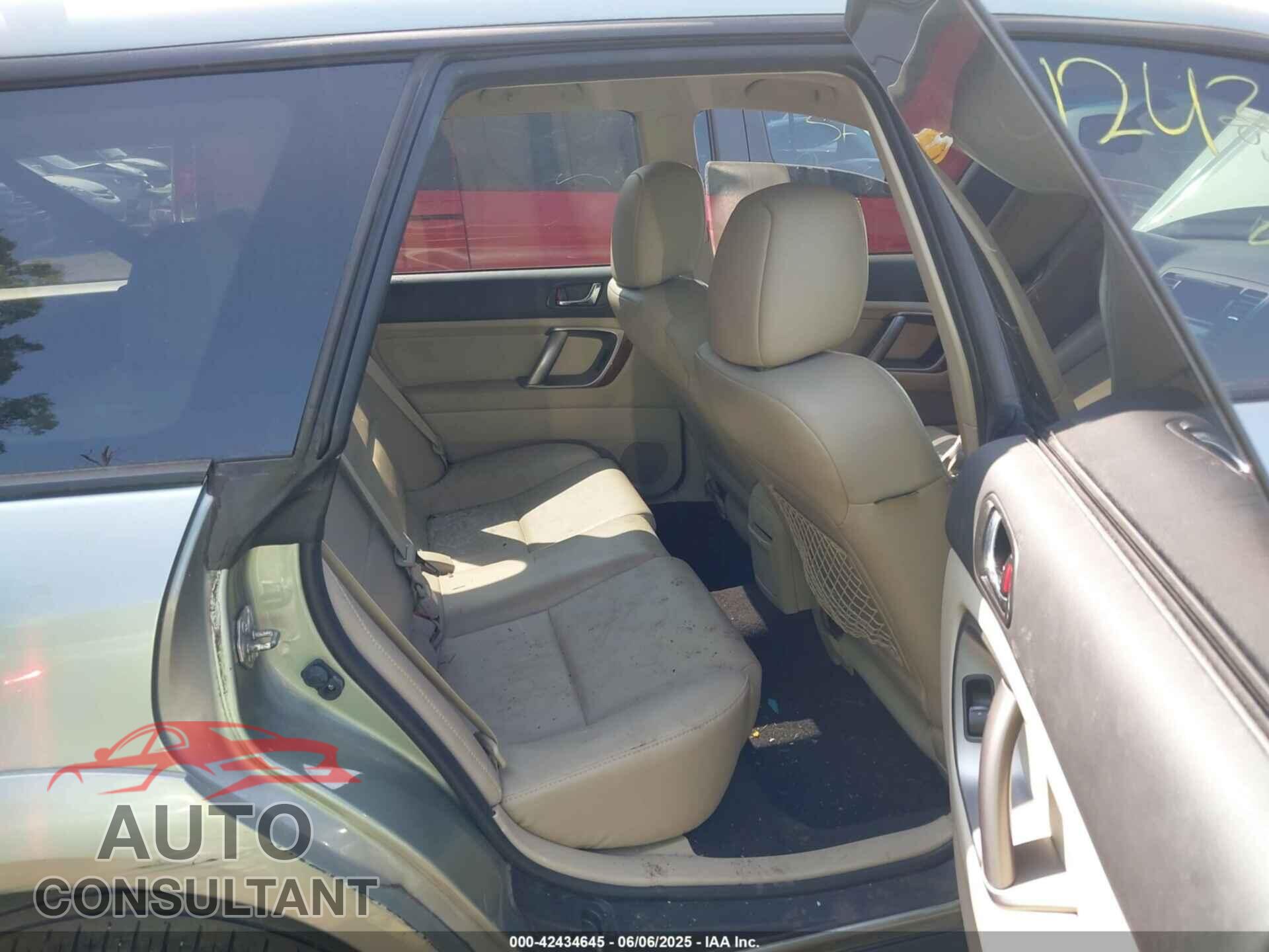 SUBARU OUTBACK 2009 - 4S4BP66C397335357