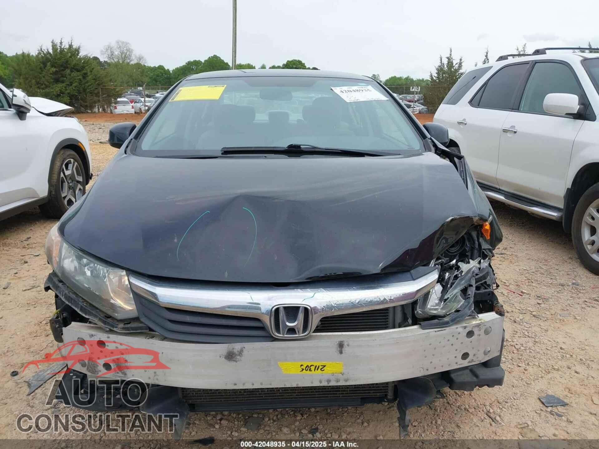 HONDA CIVIC 2012 - 2HGFB2F56CH328169