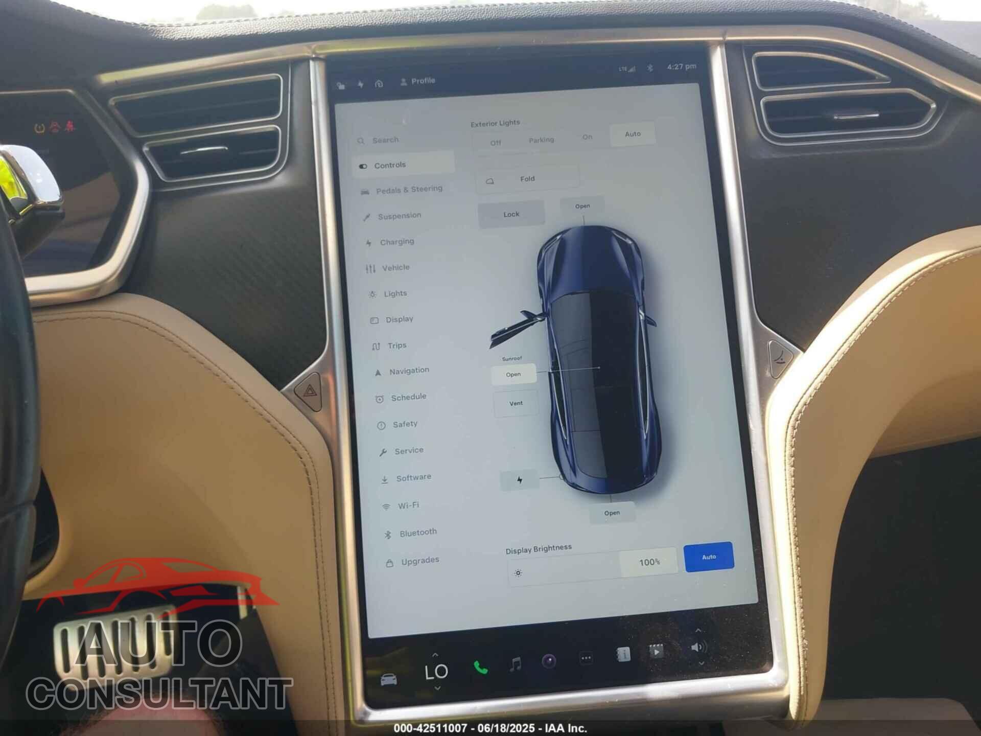 TESLA MODEL S 2013 - 5YJSA1CP7DFP25848
