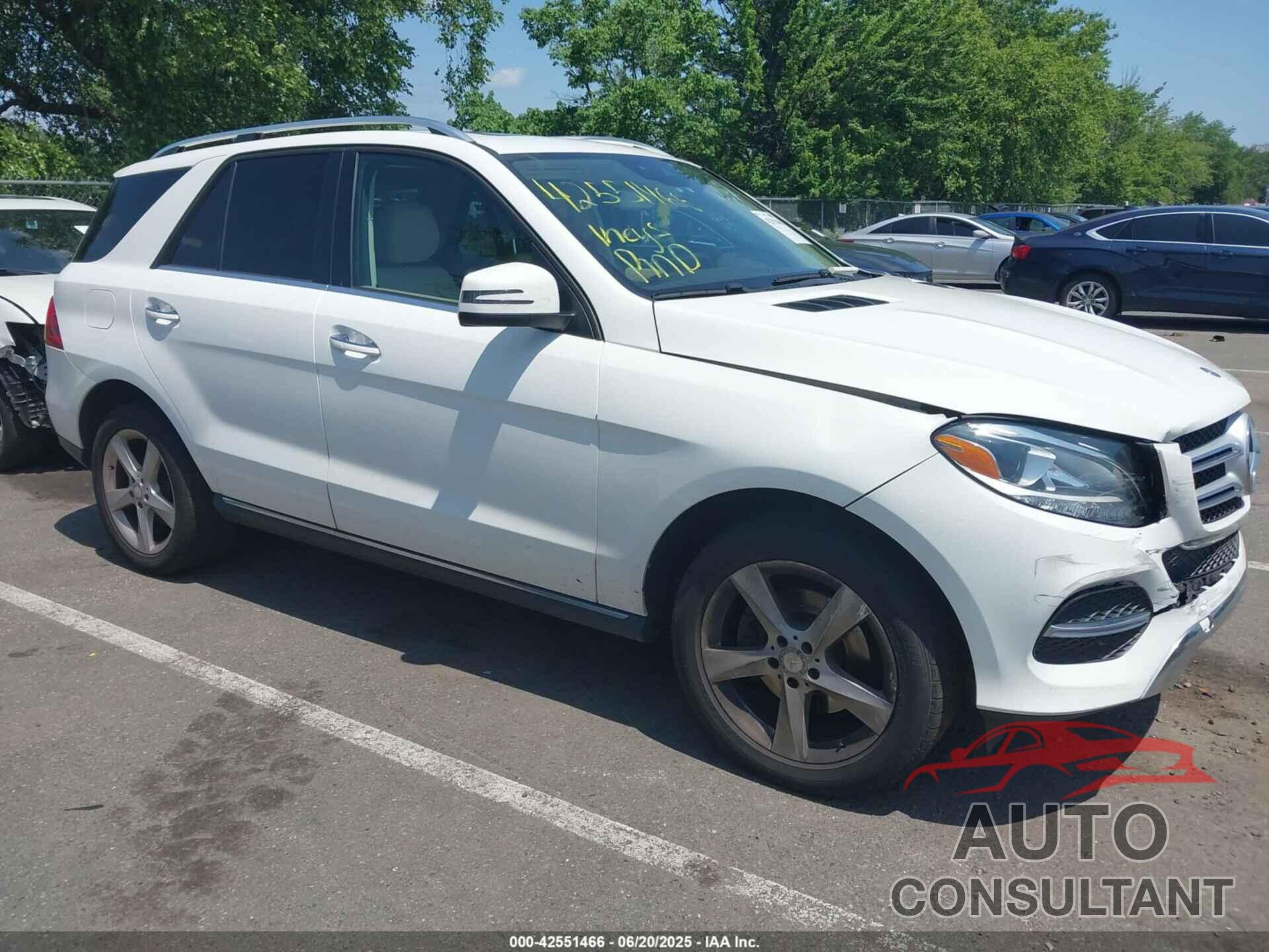 MERCEDES-BENZ GLE 350 2016 - 4JGDA5HB4GA791778