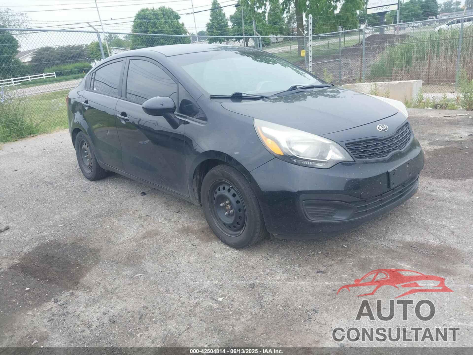 KIA RIO 2014 - KNADM4A39E6402204