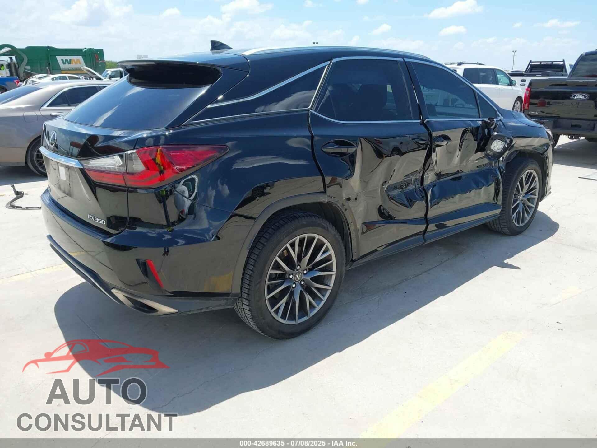 LEXUS RX 350 2019 - 2T2BZMCA9KC192968