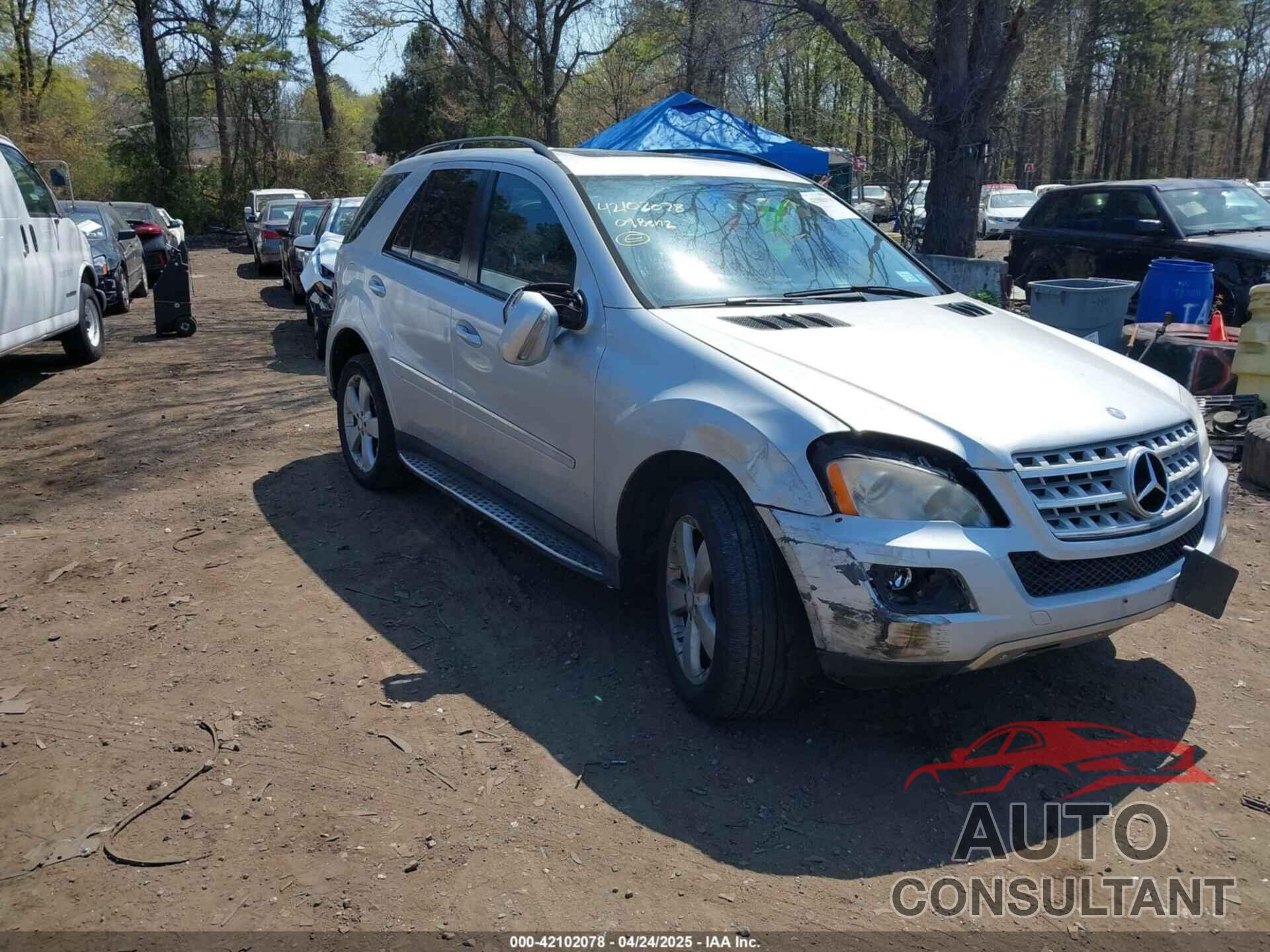 MERCEDES-BENZ ML 350 2009 - 4JGBB86E29A475950