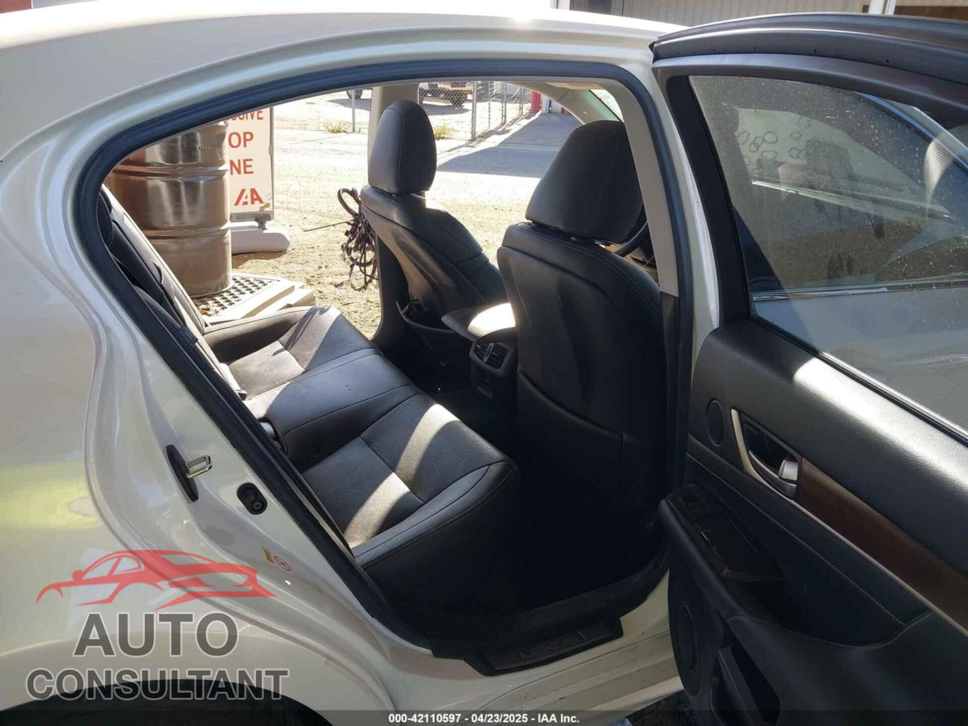 LEXUS GS 350 2013 - JTHBE1BL2D5022757