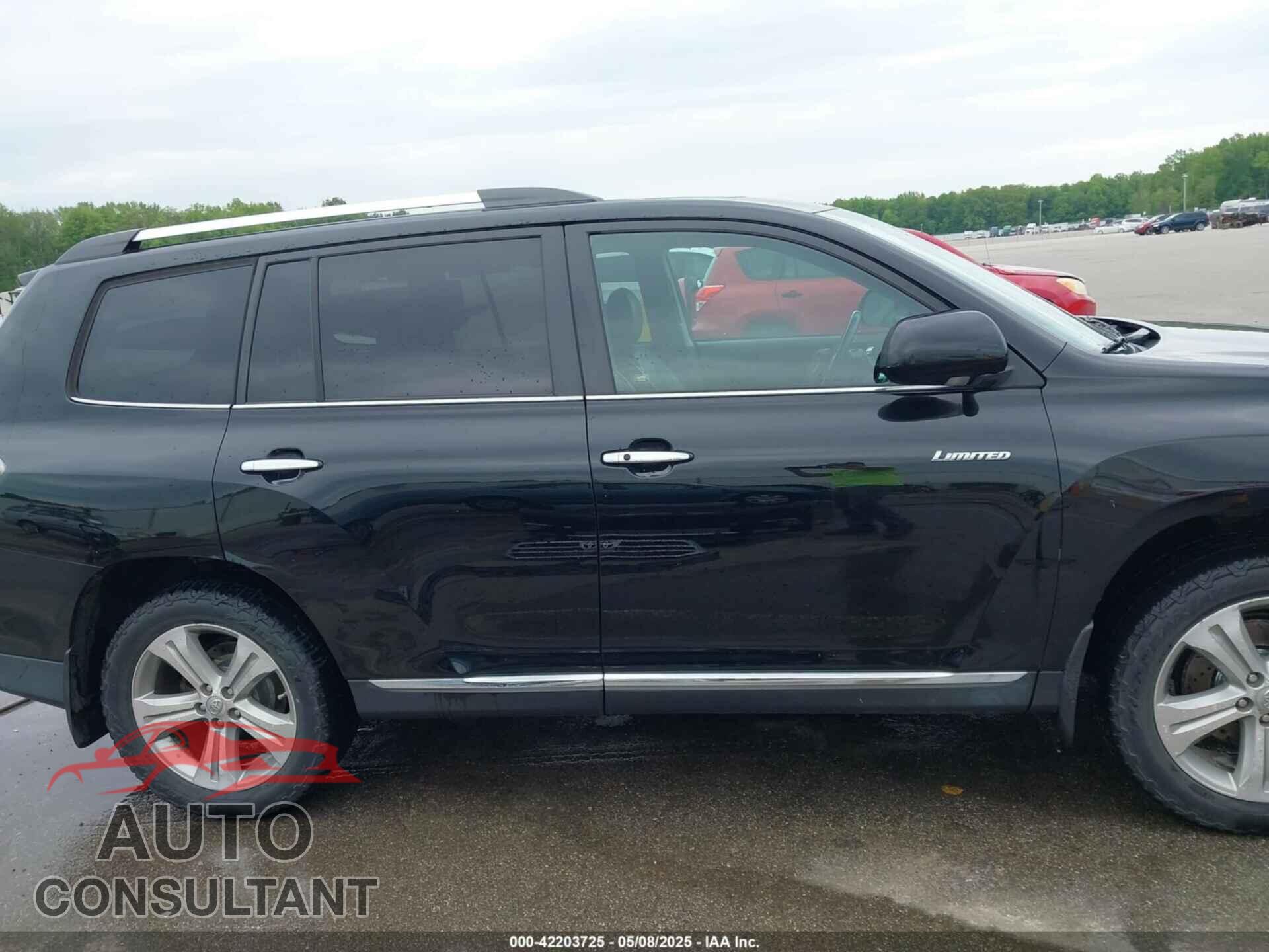 TOYOTA HIGHLANDER 2012 - 5TDDK3EH6CS139367
