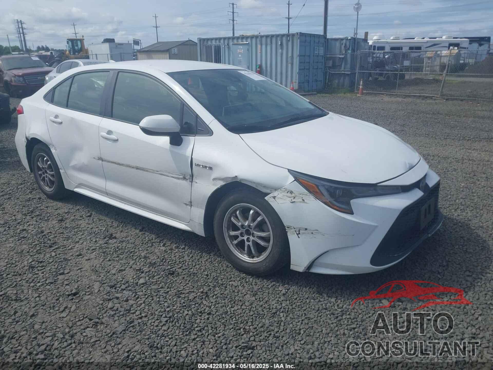 TOYOTA COROLLA 2021 - JTDEAMDE6MJ002447