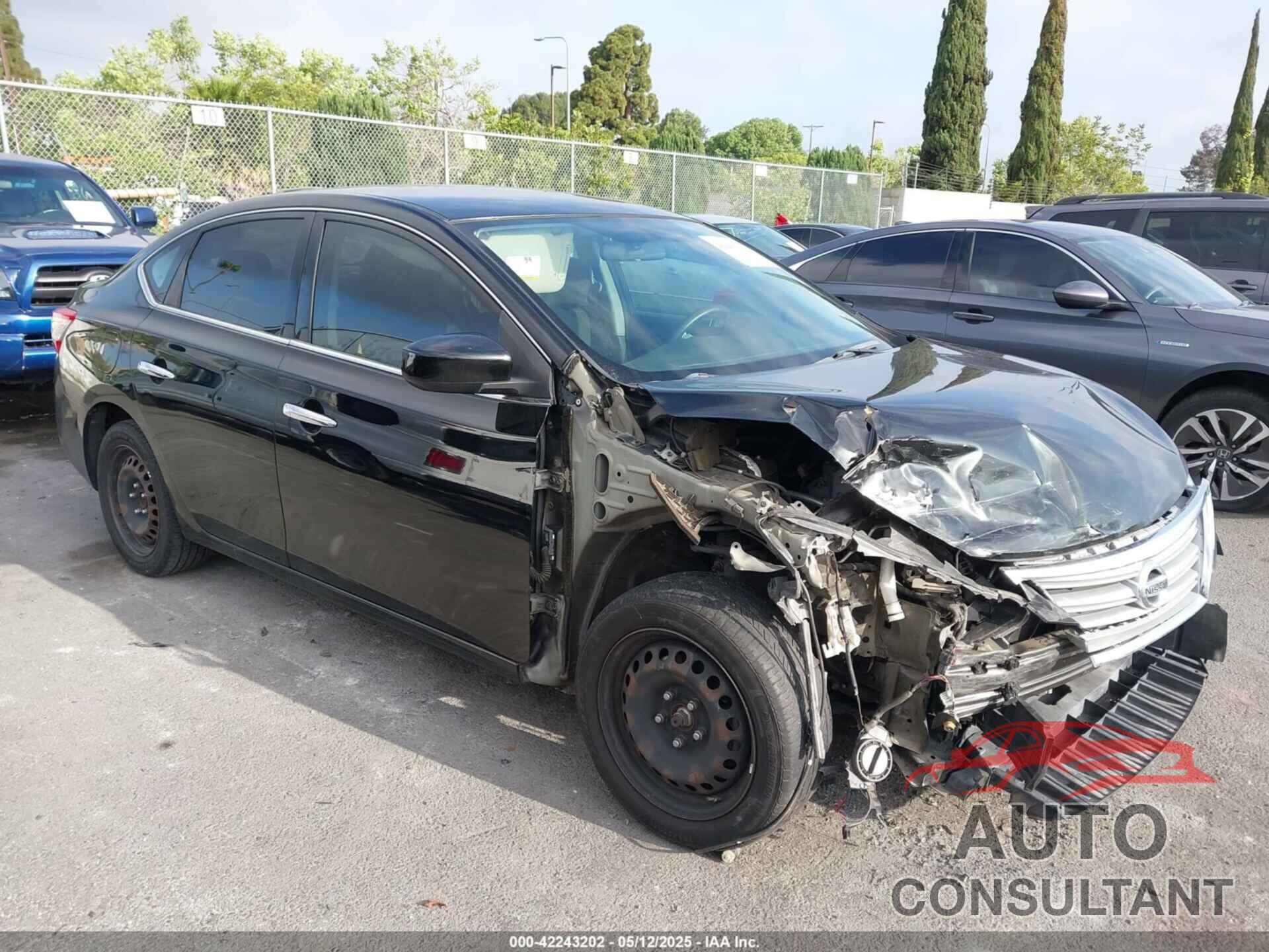 NISSAN SENTRA 2015 - 3N1AB7APXFY337778