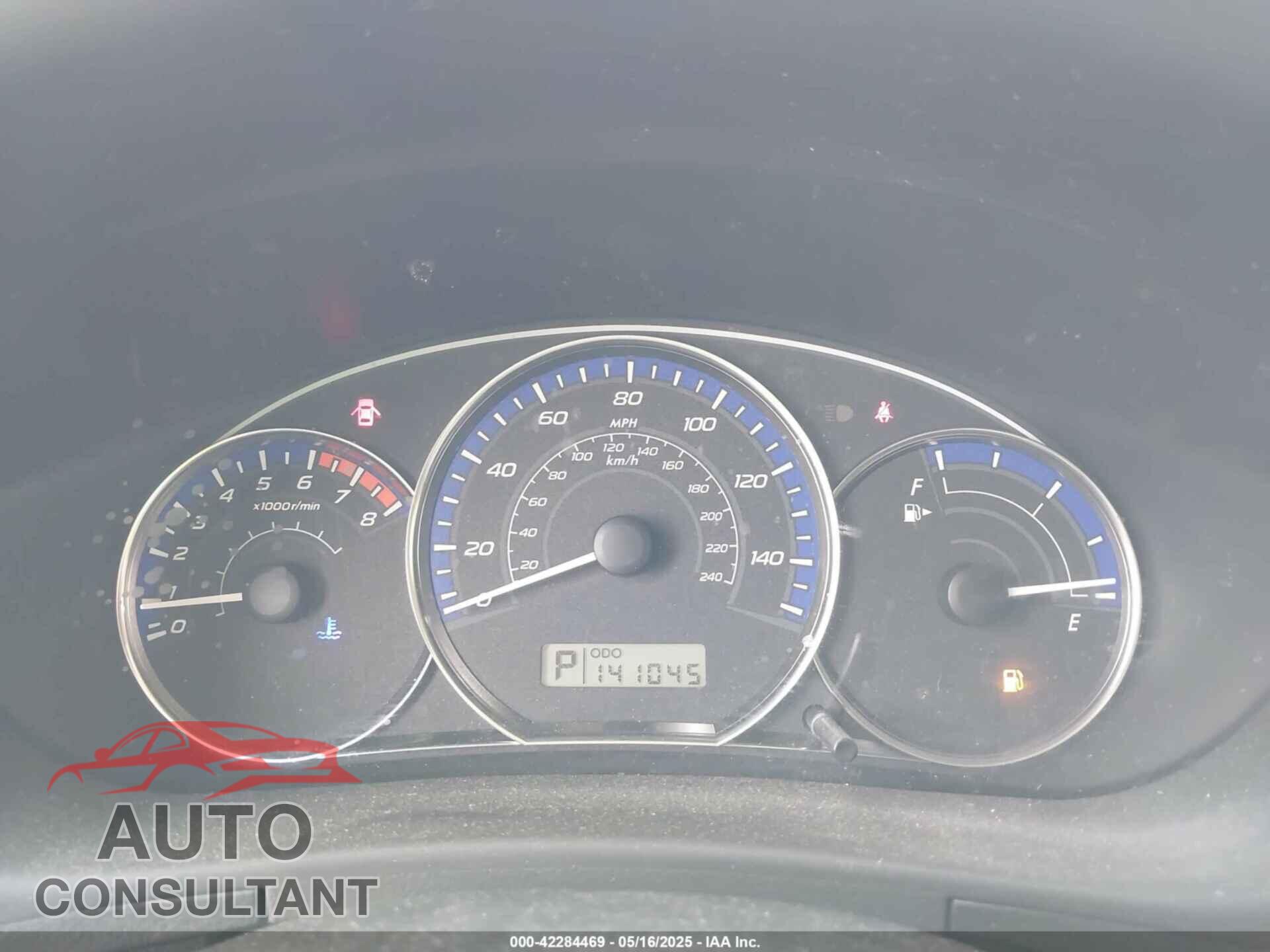 SUBARU FORESTER 2010 - JF2SH6CC5AH804082