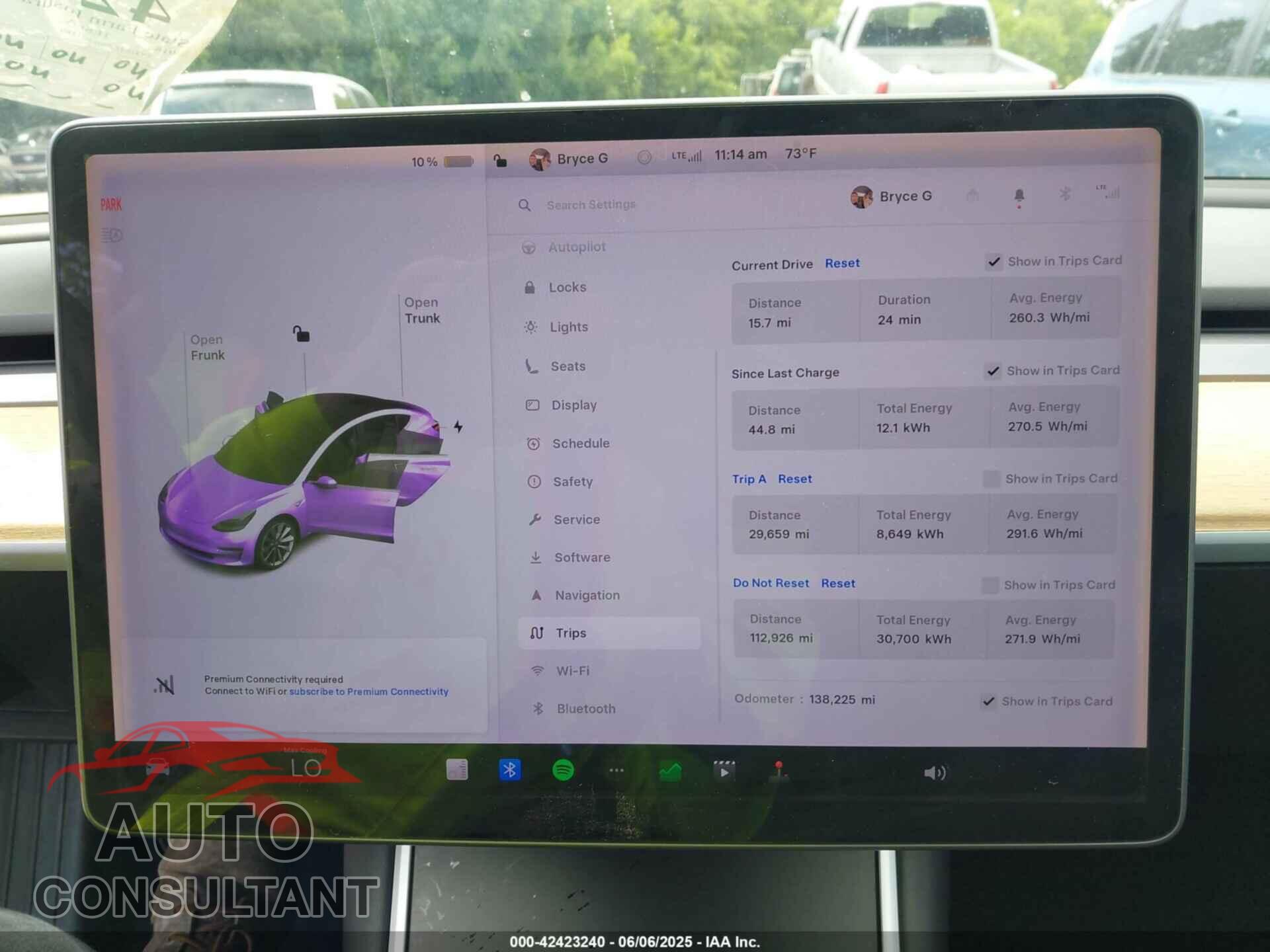 TESLA MODEL 3 2018 - 5YJ3E1EA0JF031189