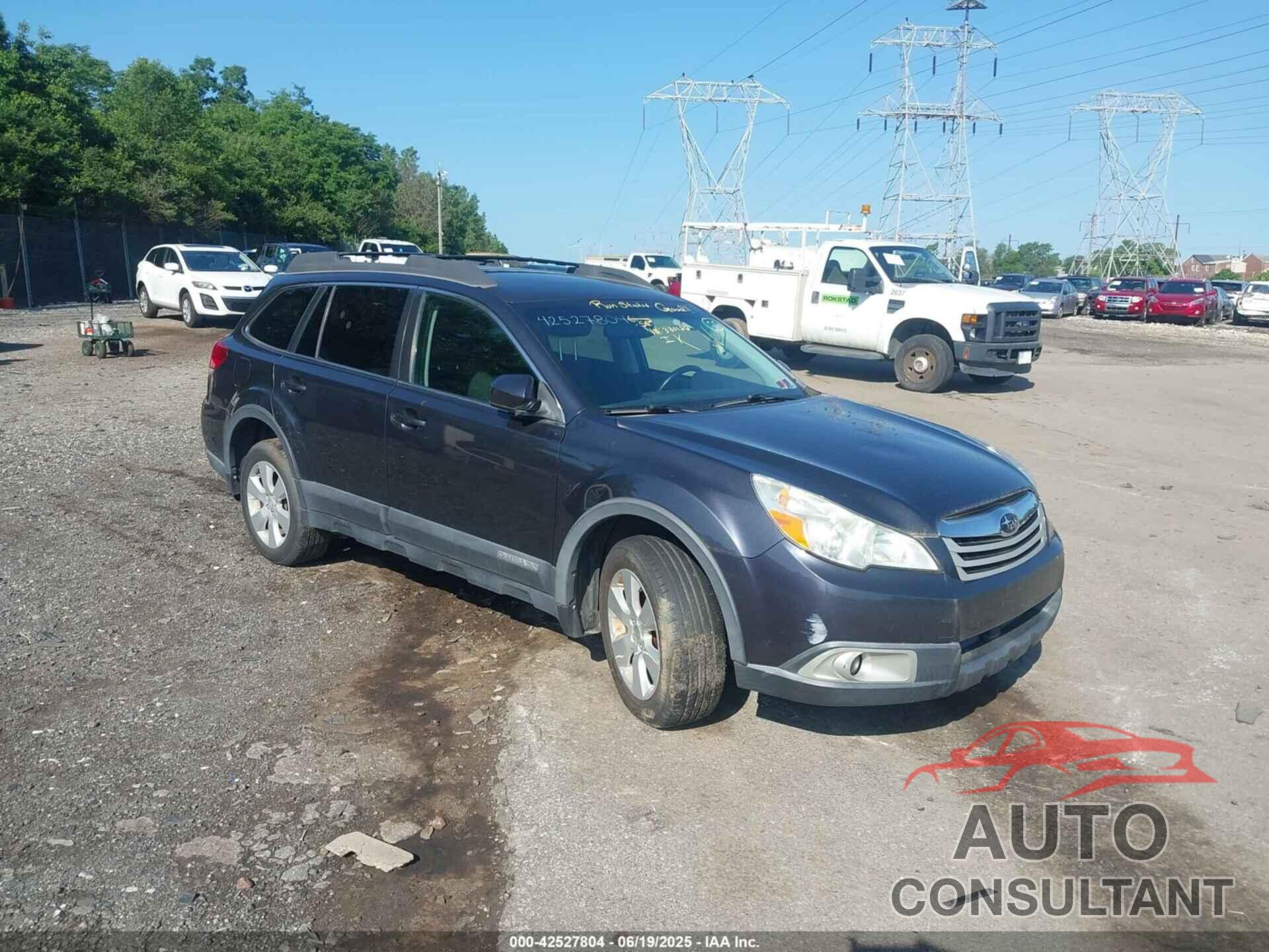 SUBARU OUTBACK 2011 - 4S4BRBGC5B3330126