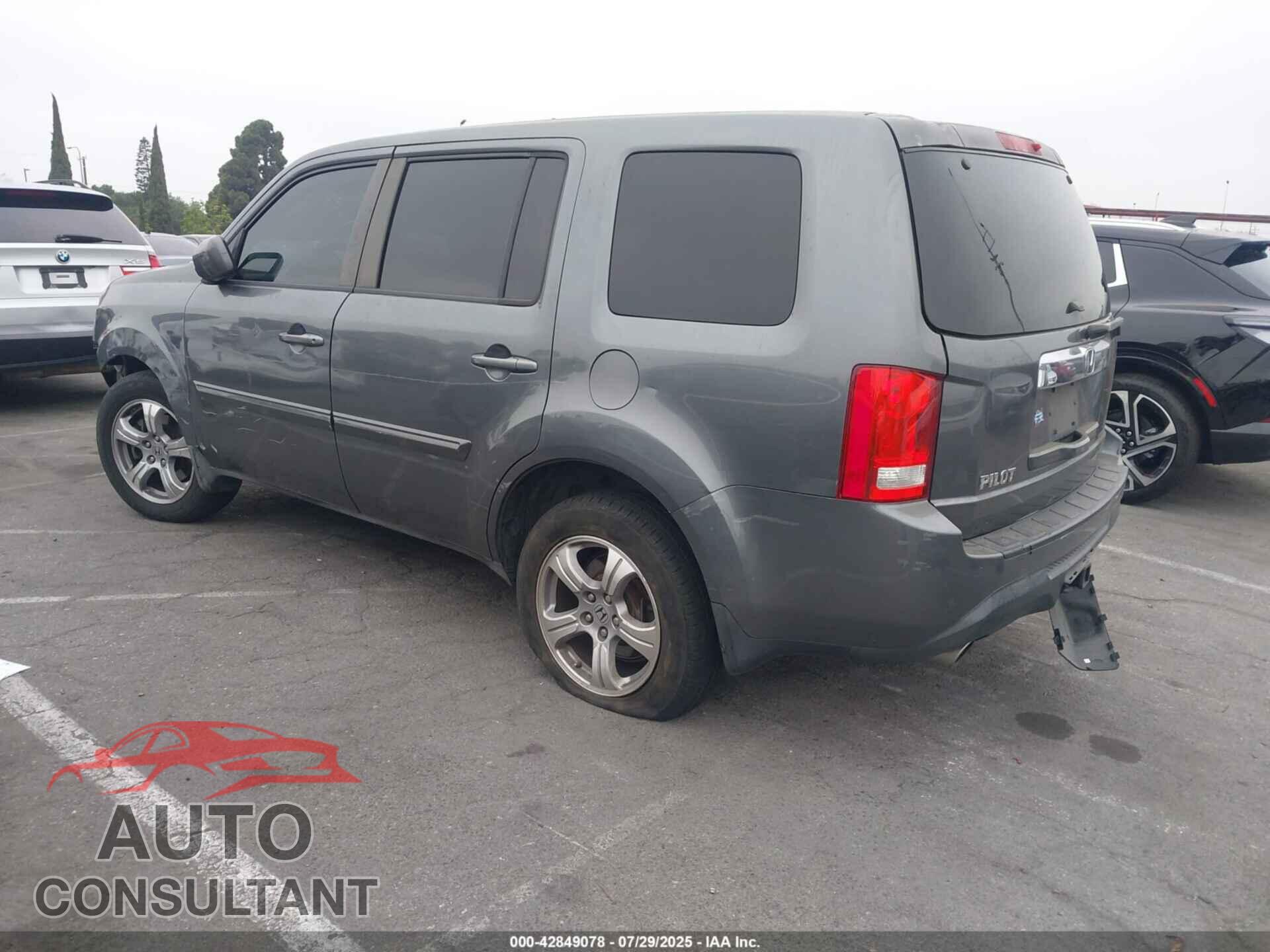 HONDA PILOT 2012 - 5FNYF3H74CB025705