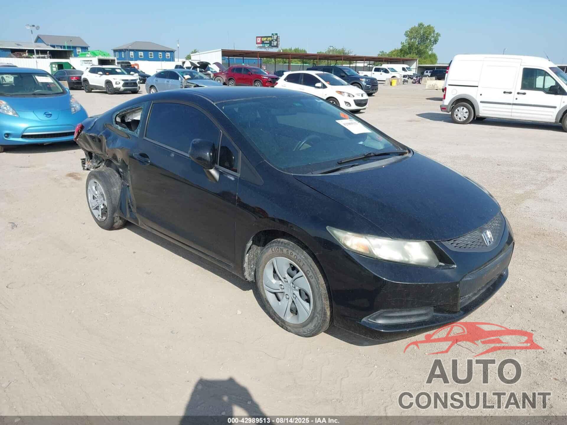 HONDA CIVIC 2013 - 2HGFG3B50DH502252