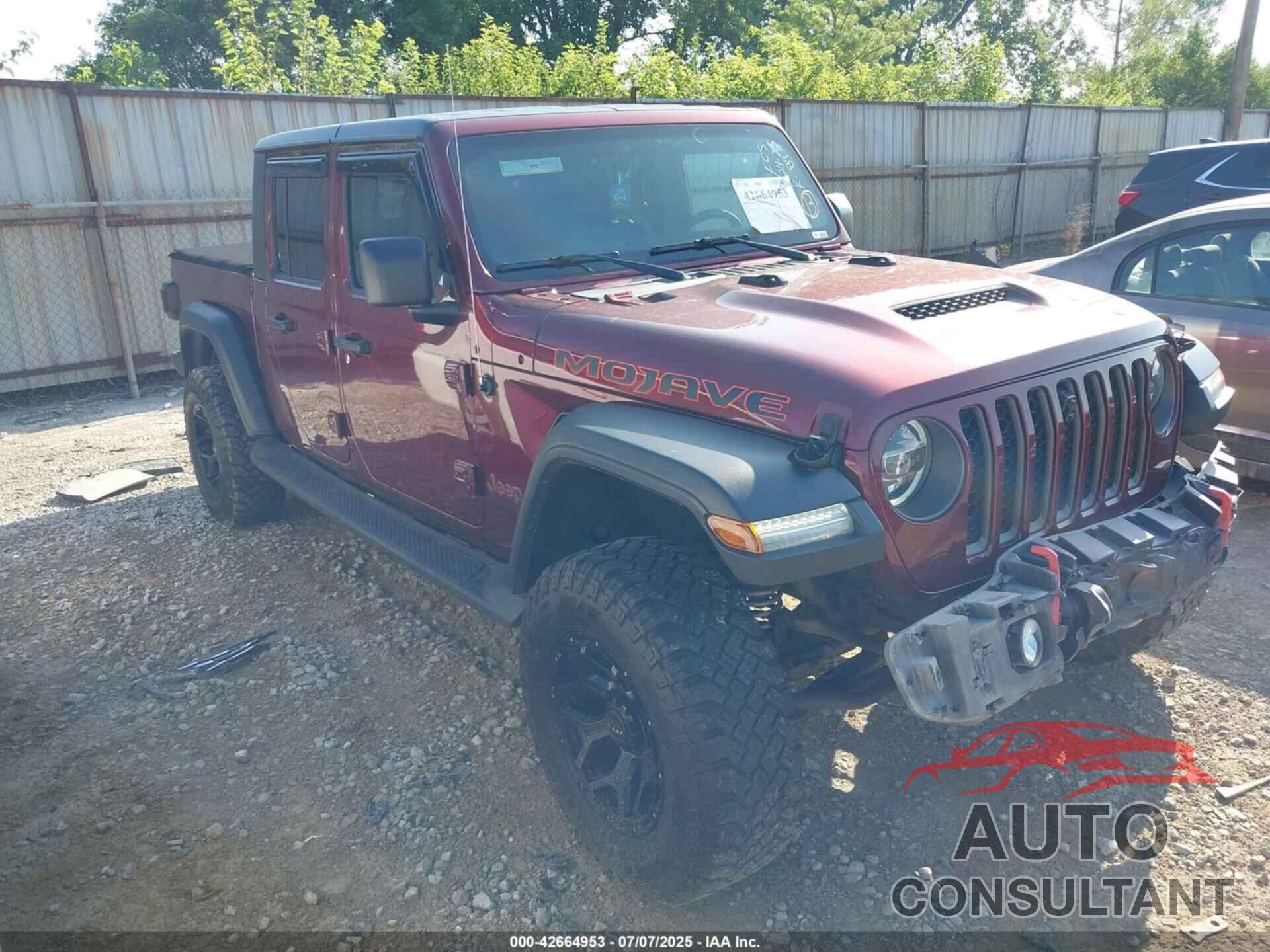 JEEP GLADIATOR 2021 - 1C6JJTEG1ML527789