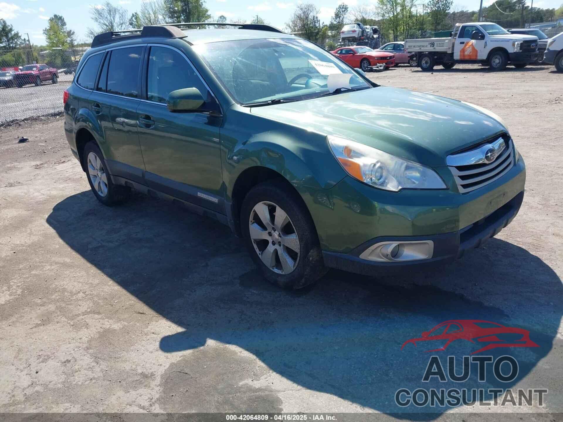 SUBARU OUTBACK 2010 - 4S4BRCCC6A3341419