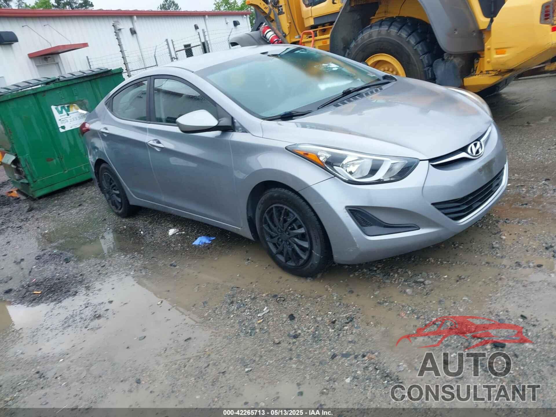 HYUNDAI ELANTRA 2016 - 5NPDH4AE9GH741031