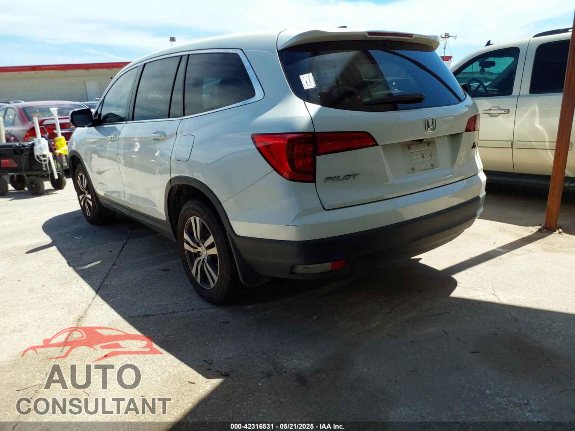 HONDA PILOT 2016 - 5FNYF5H53GB016137
