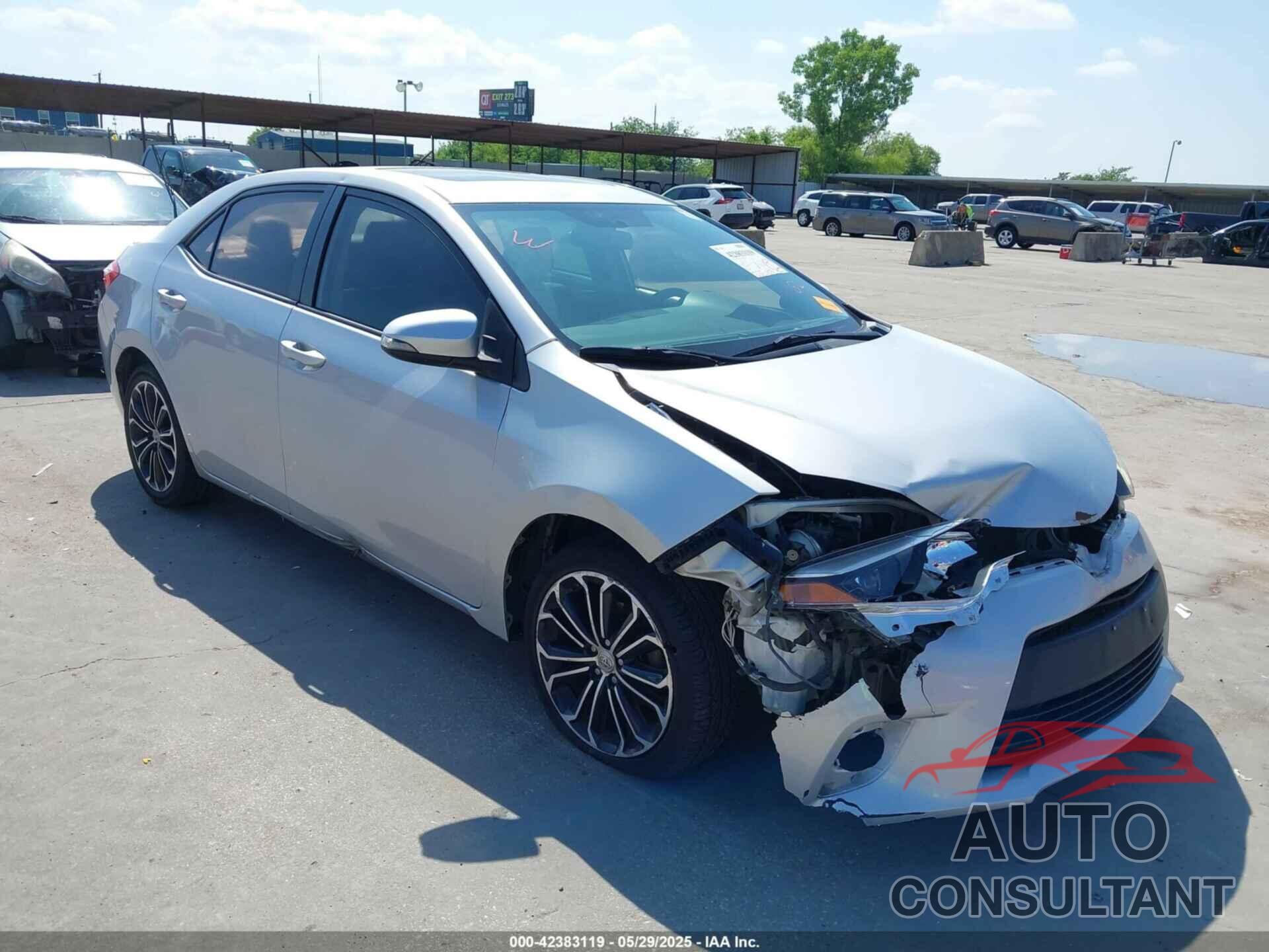 TOYOTA COROLLA 2014 - 5YFBURHE5EP170031