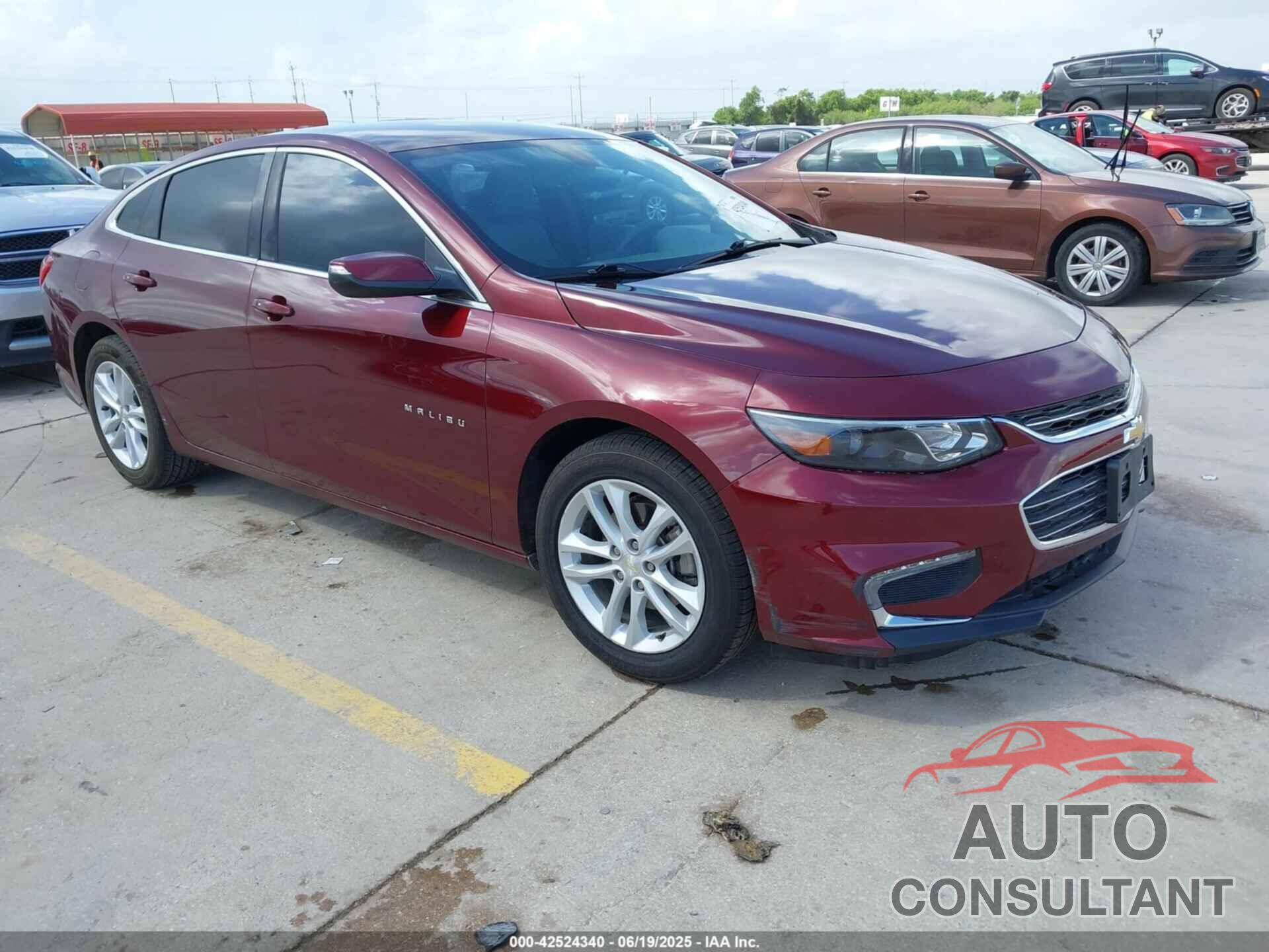 CHEVROLET MALIBU 2016 - 1G1ZE5ST3GF274290