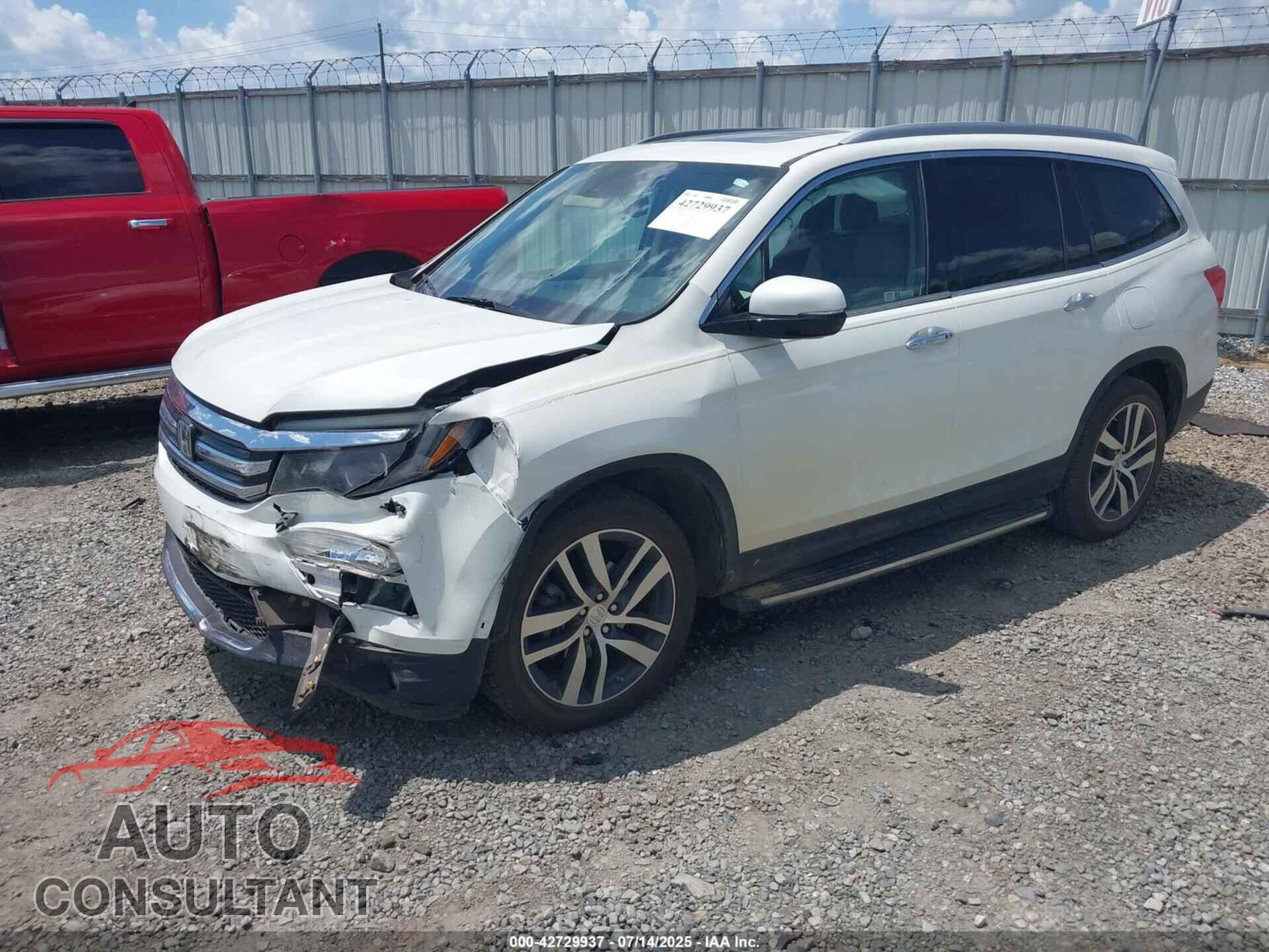 HONDA PILOT 2017 - 5FNYF5H90HB046409