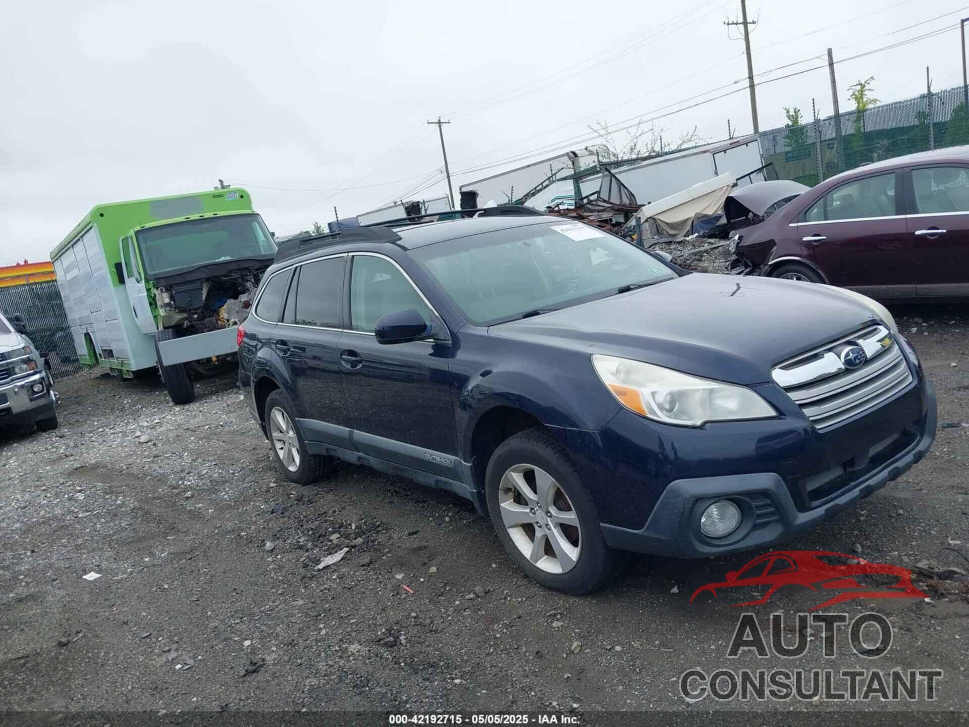 SUBARU OUTBACK 2014 - 4S4BRBCCXE3280205