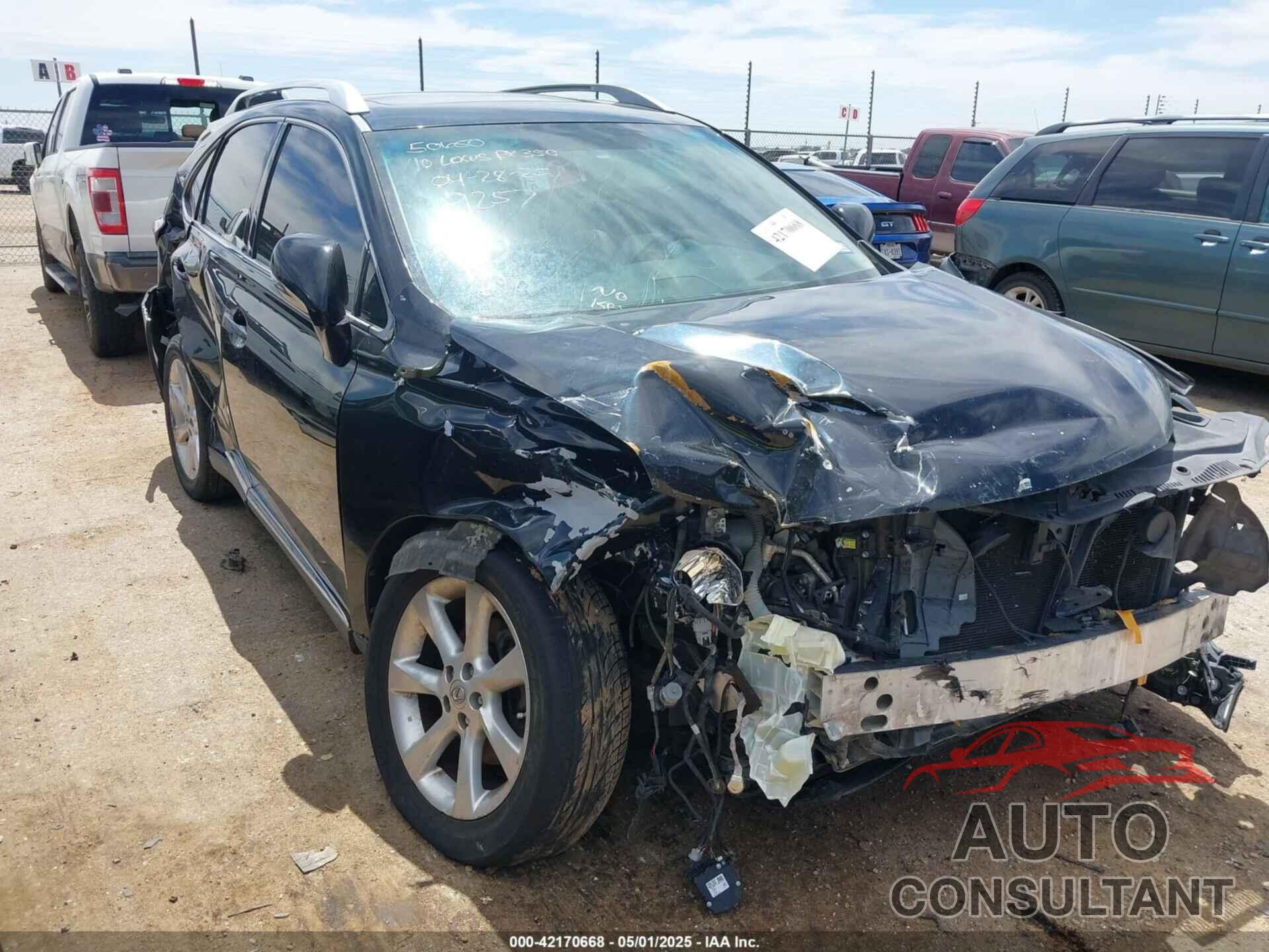 LEXUS RX 350 2010 - 2T2BK1BA7AC019257