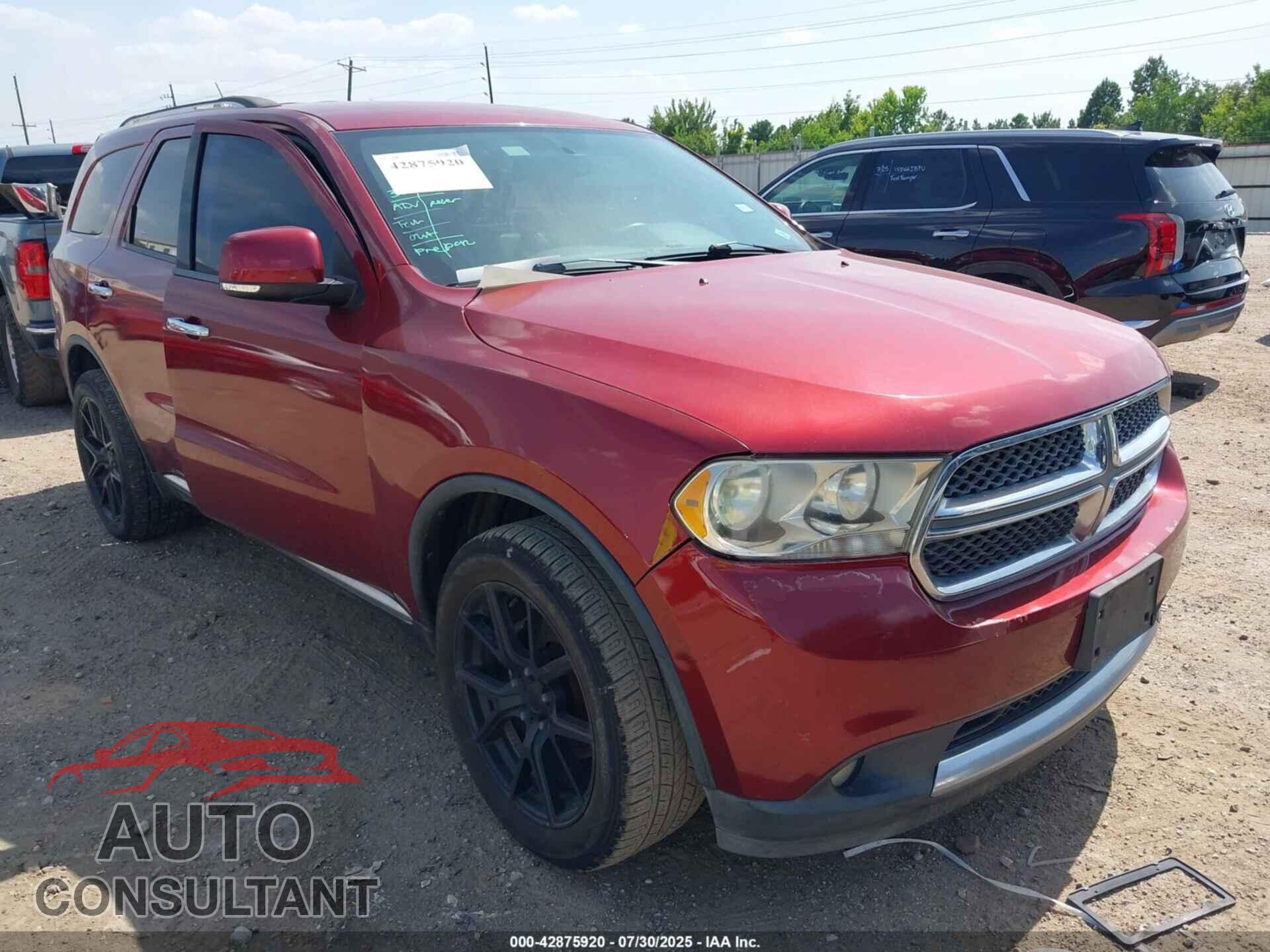 DODGE DURANGO 2013 - 1C4RDHDG8DC665153