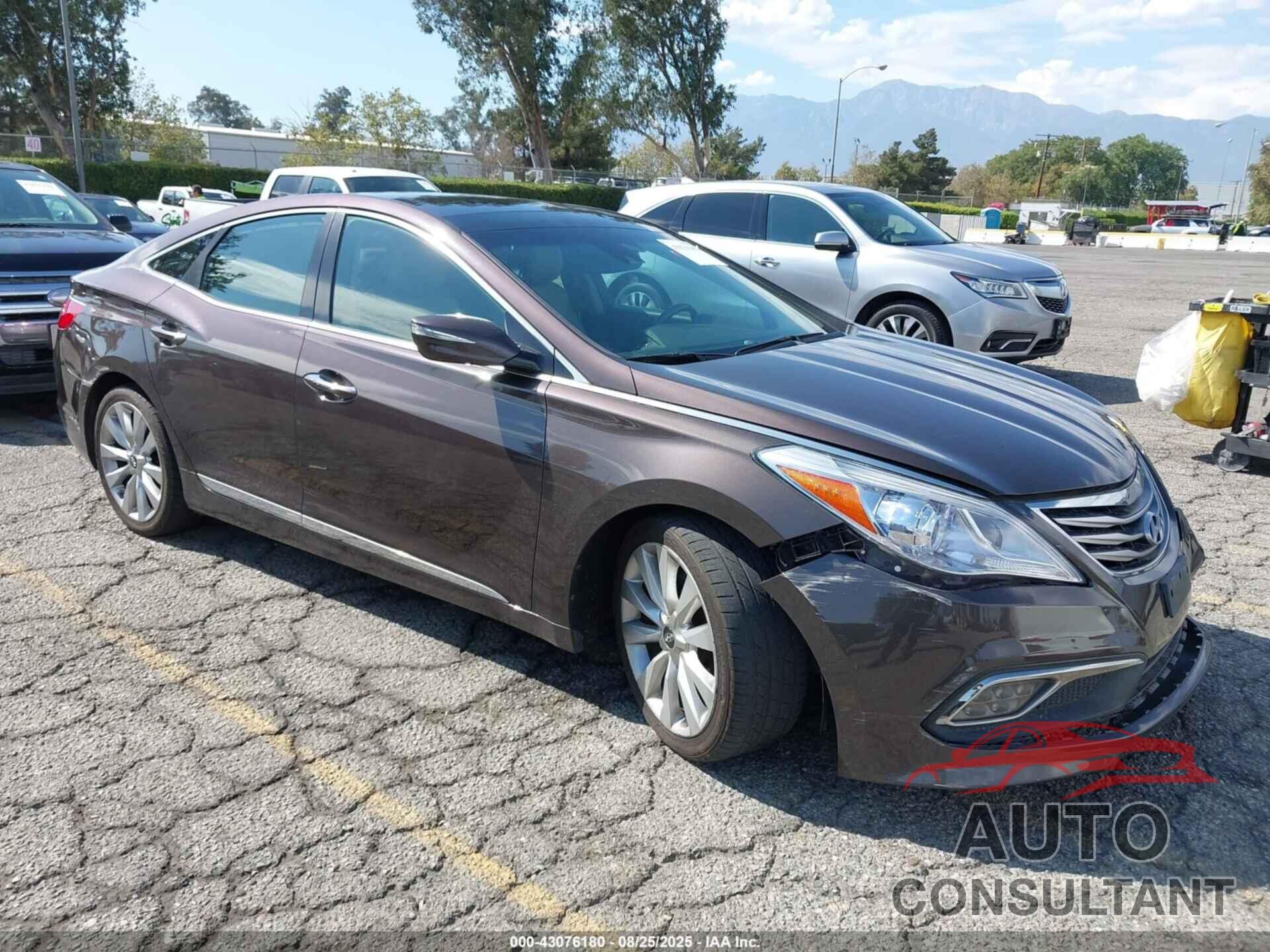 HYUNDAI AZERA 2015 - KMHFH4JG5FA478046