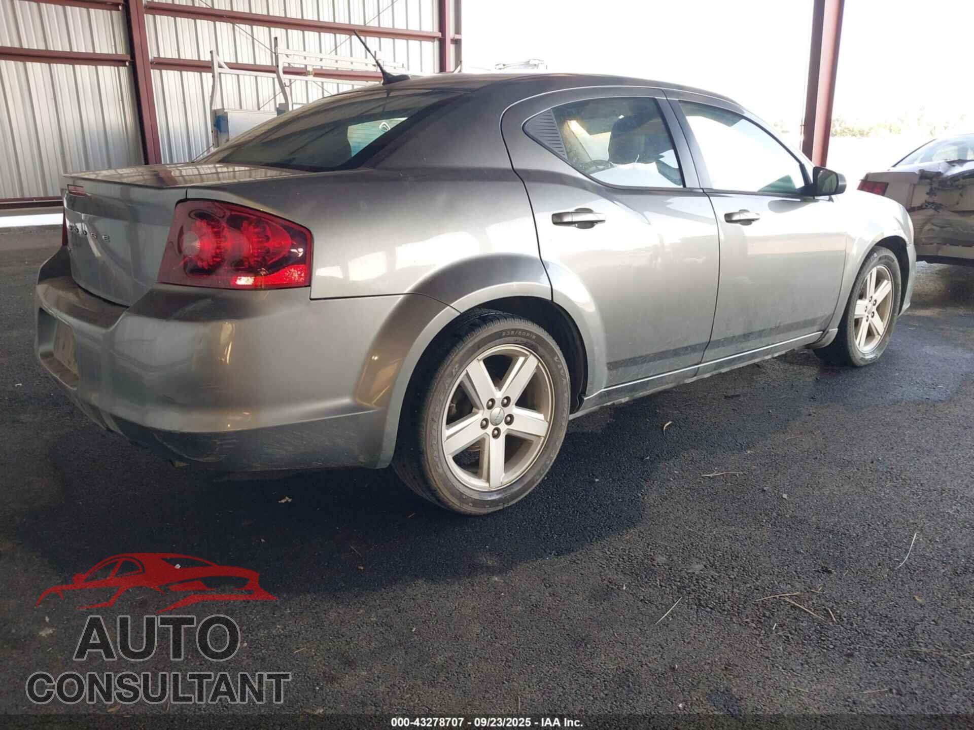 DODGE AVENGER 2013 - 1C3CDZAB1DN665167